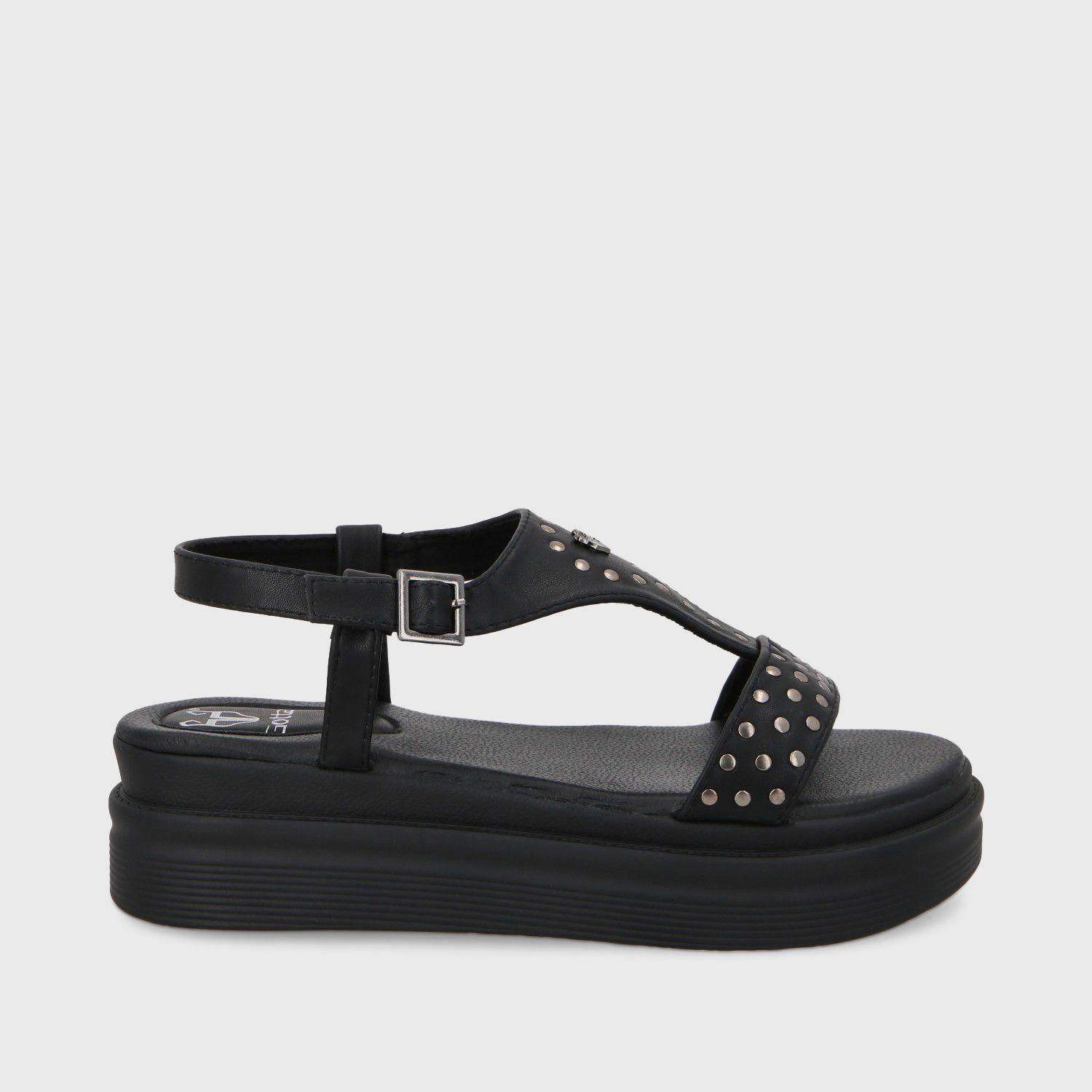 Sandalia Plataforma Negro Mujer 43016 Gotta-0