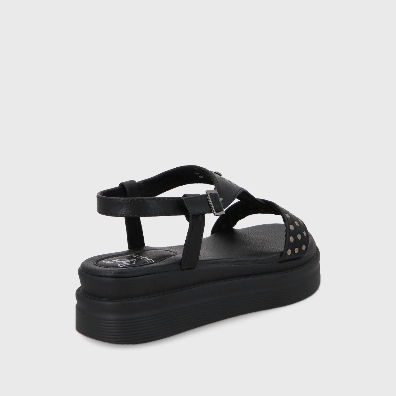 Sandalia Plataforma Negro Mujer 43016 Gotta-4