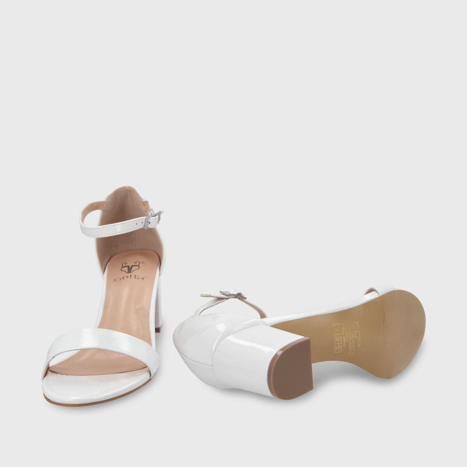 Sandalia Blanca Mujer C6161 Gotta-6