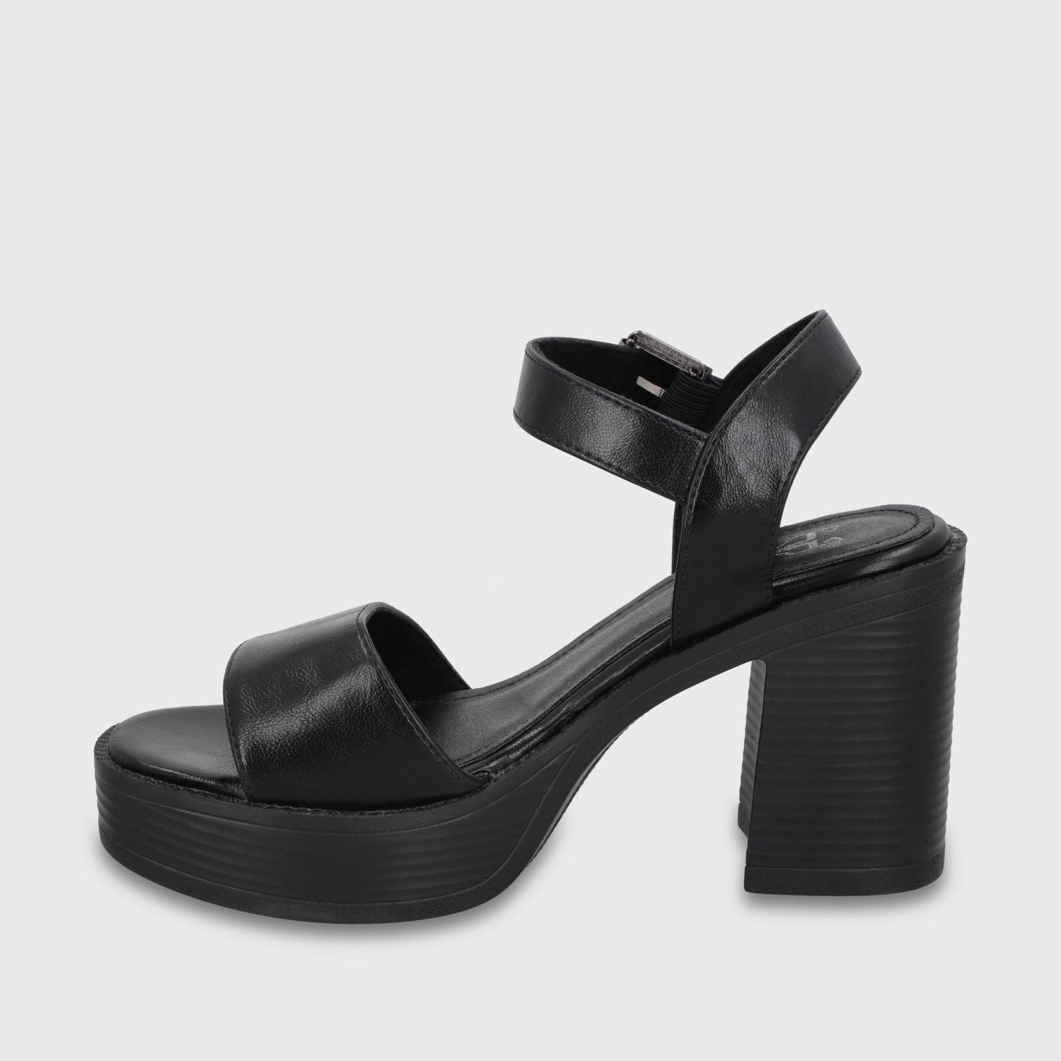 Sandalia Taco Negra Mujer 65922 Gotta-3