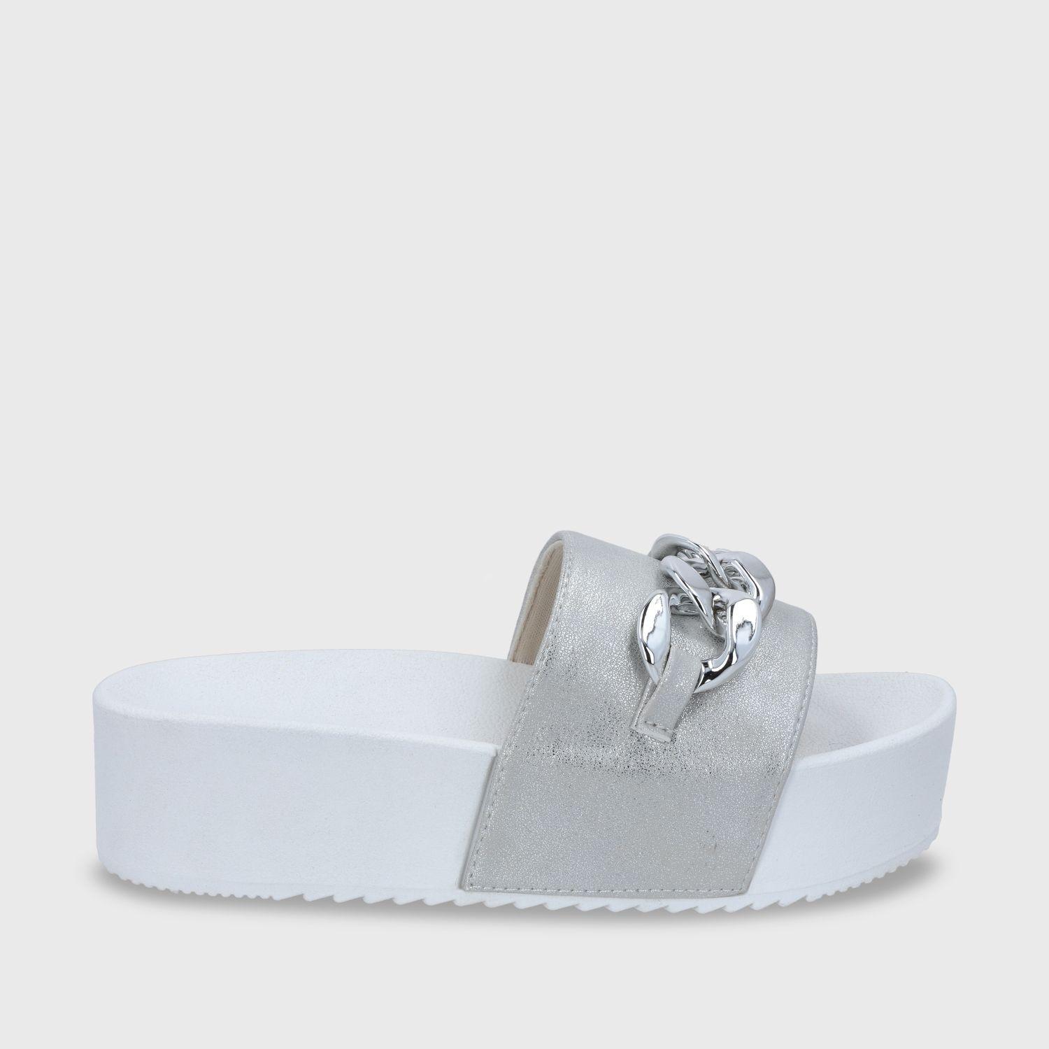 Sandalia Plataforma Plateada Mujer 22090 Gotta-0