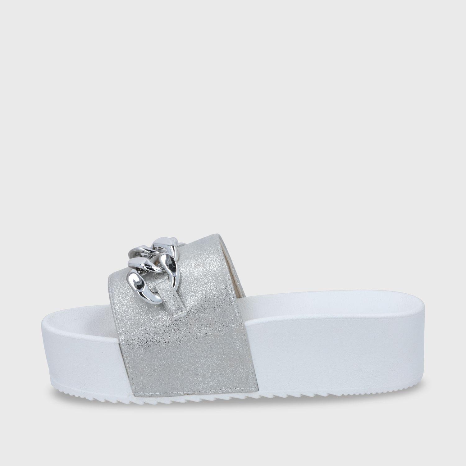 Sandalia Plataforma Plateada Mujer 22090 Gotta-3