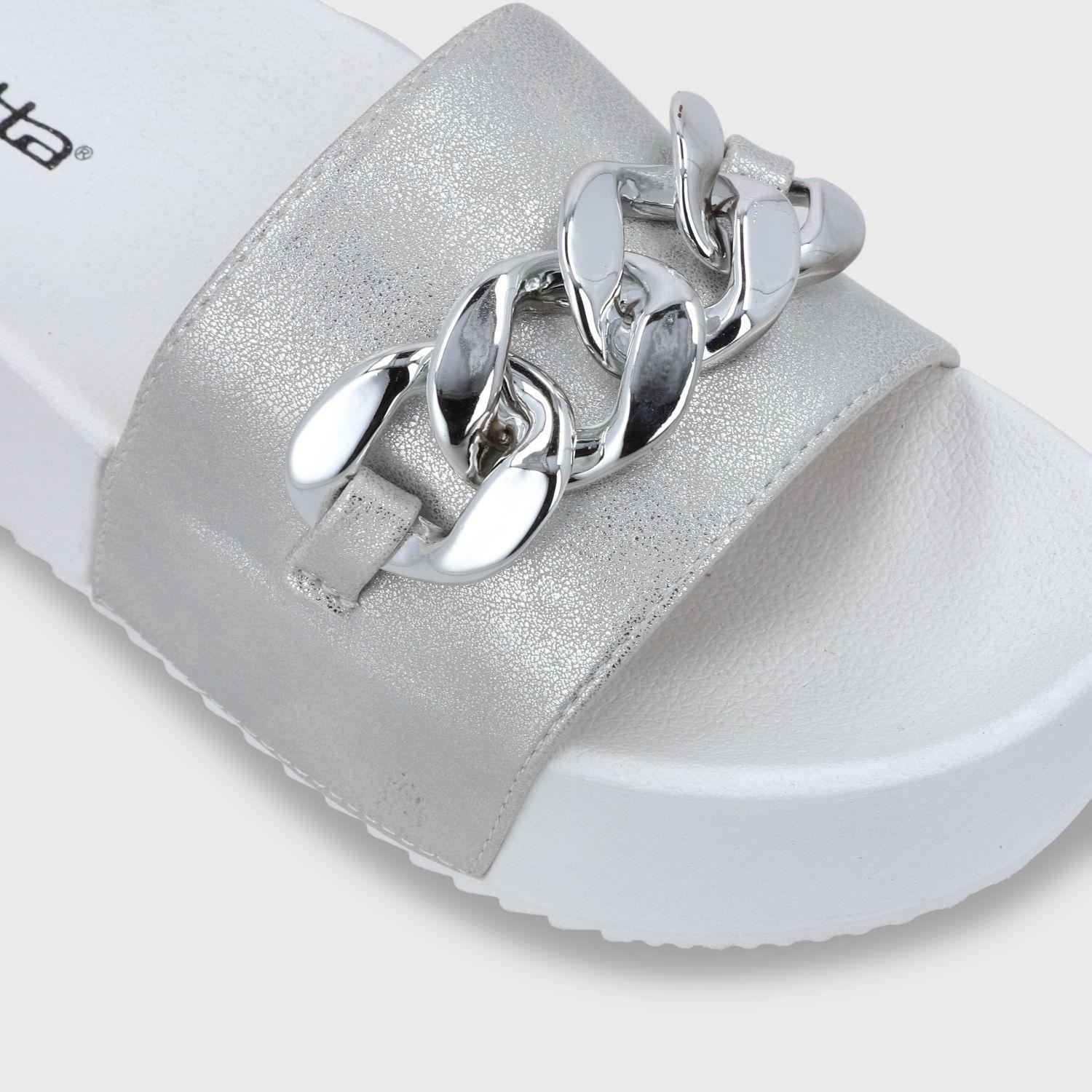 Sandalia Plataforma Plateada Mujer 22090 Gotta-5