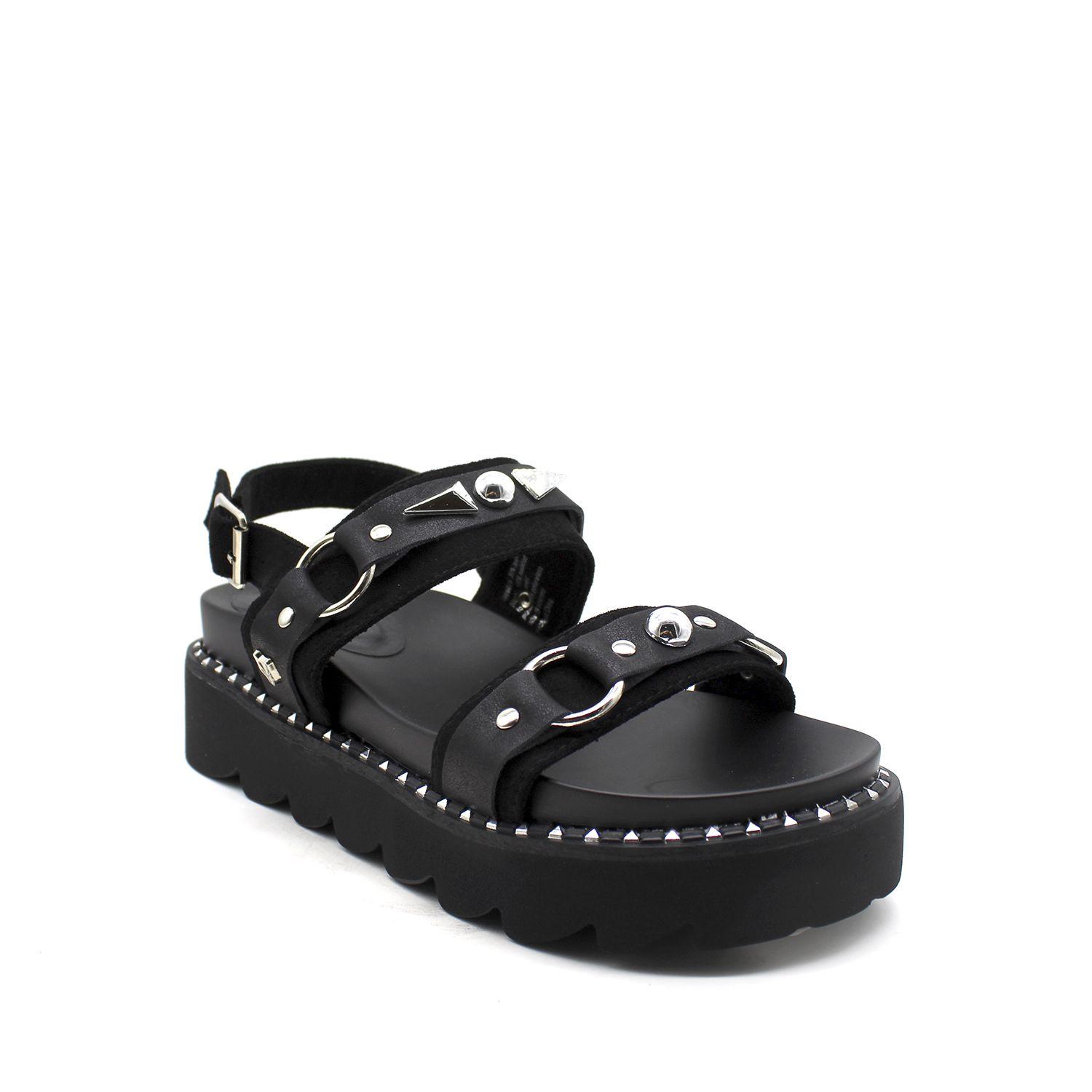Sandalia Negra Mujer 15732 Gotta-1