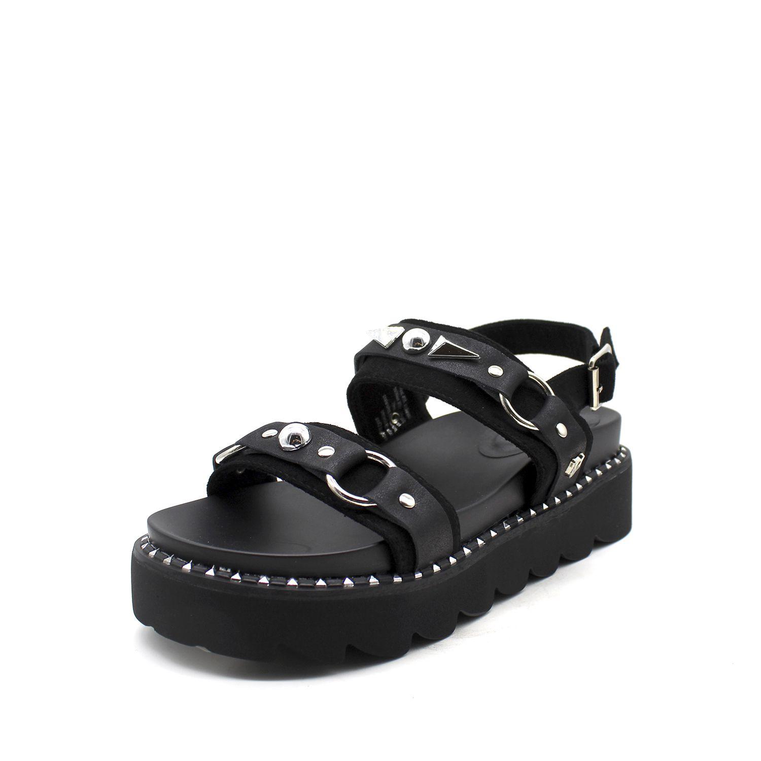 Sandalia Negra Mujer 15732 Gotta-2