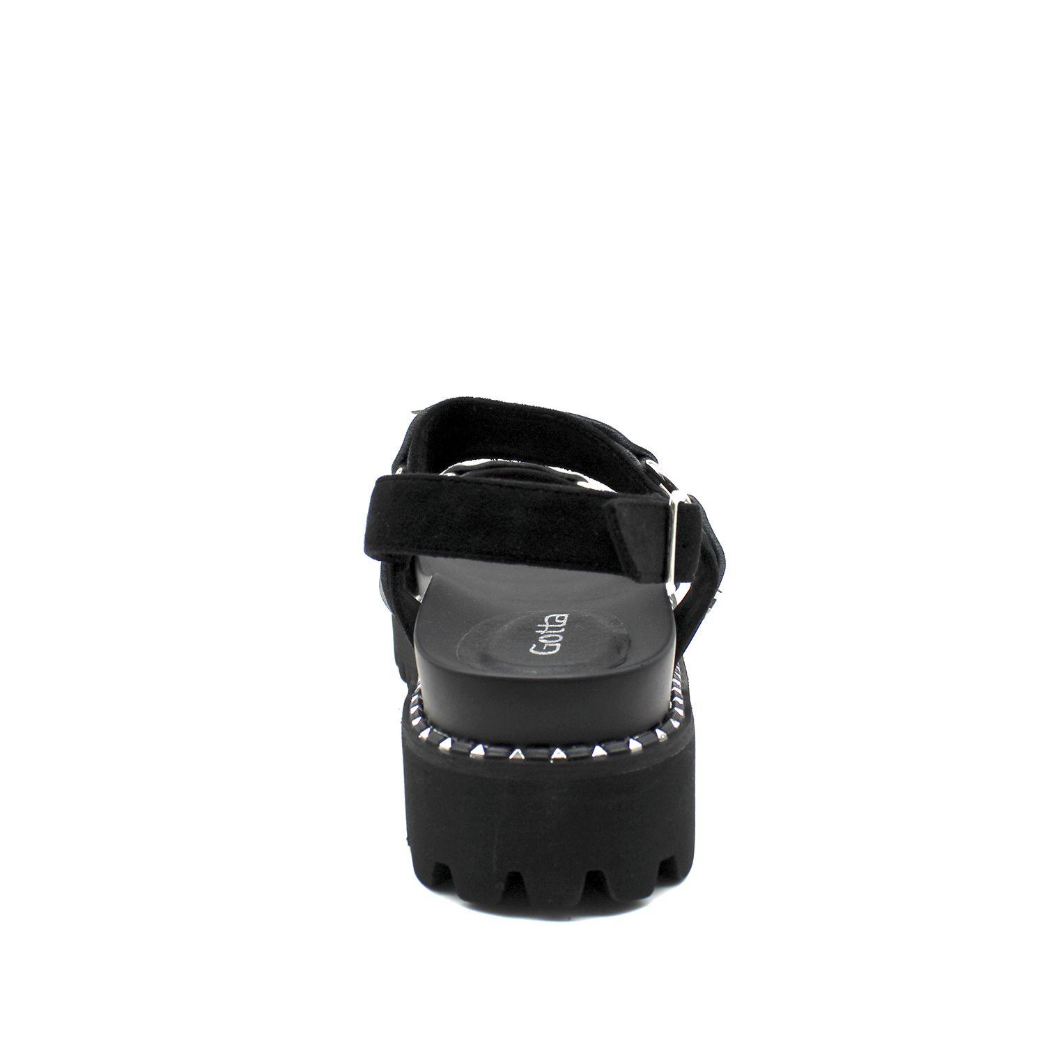 Sandalia Negra Mujer 15732 Gotta-5