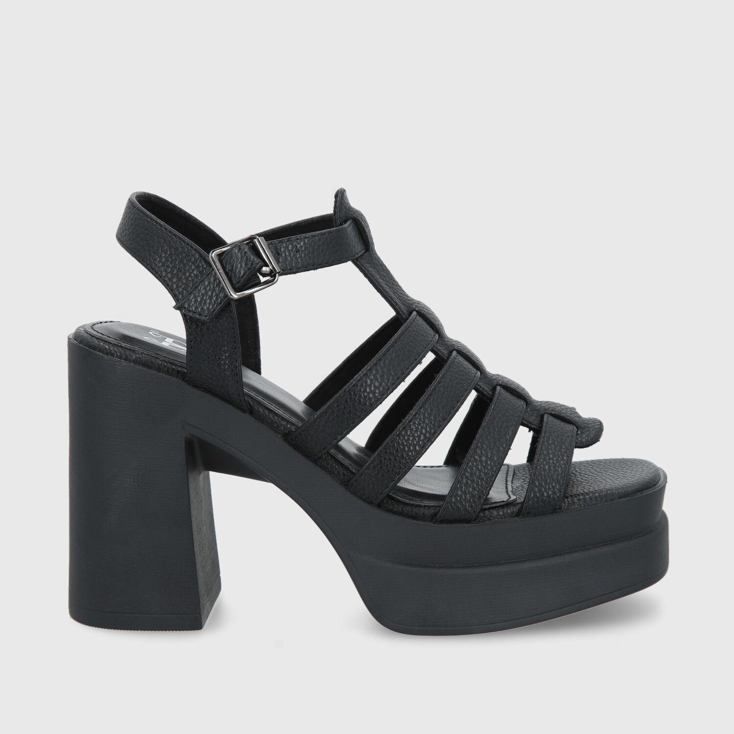 Sandalia Negra Mujer 45951 Gotta-0