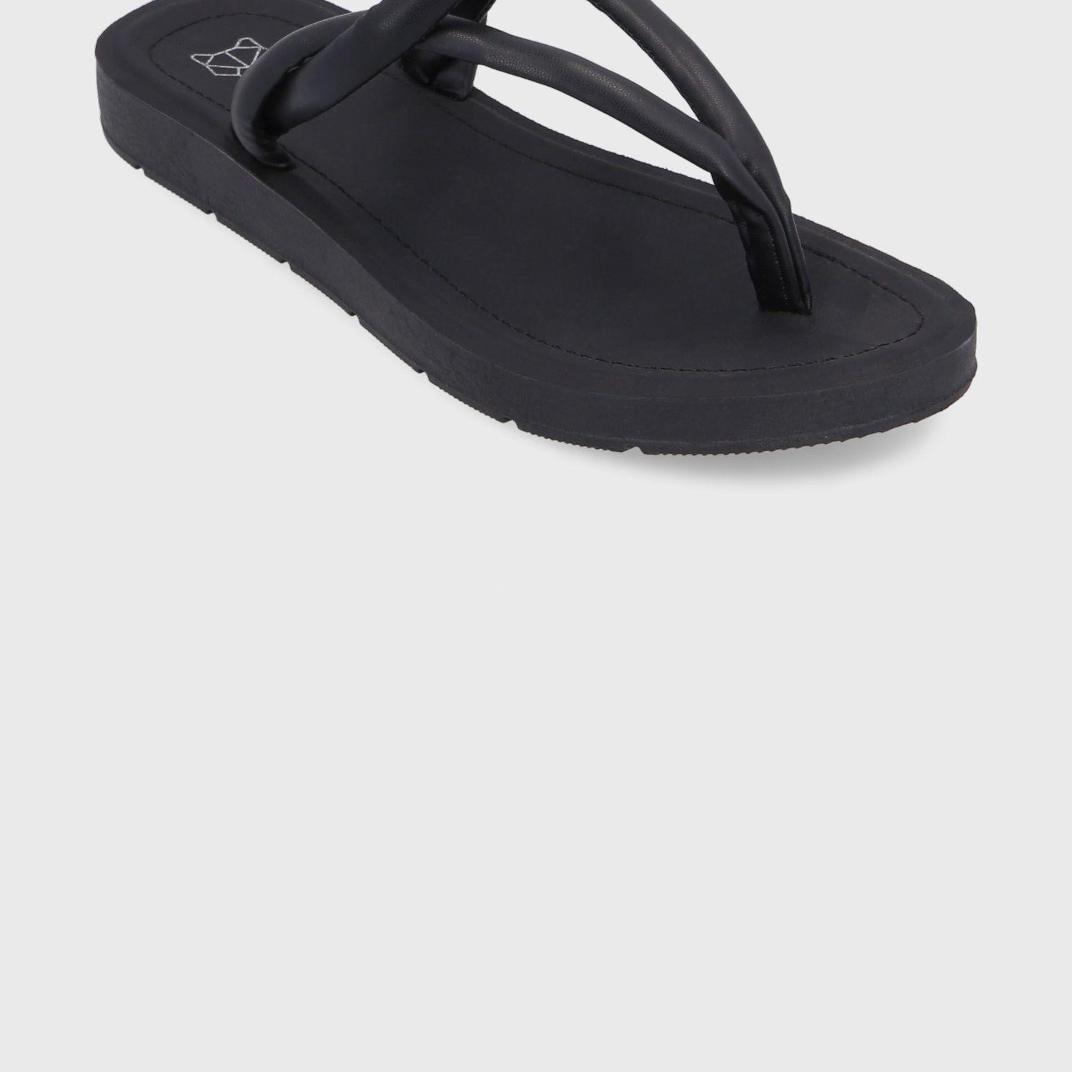 Sandalia Plana Negra Mujer 13254 Gotta-5