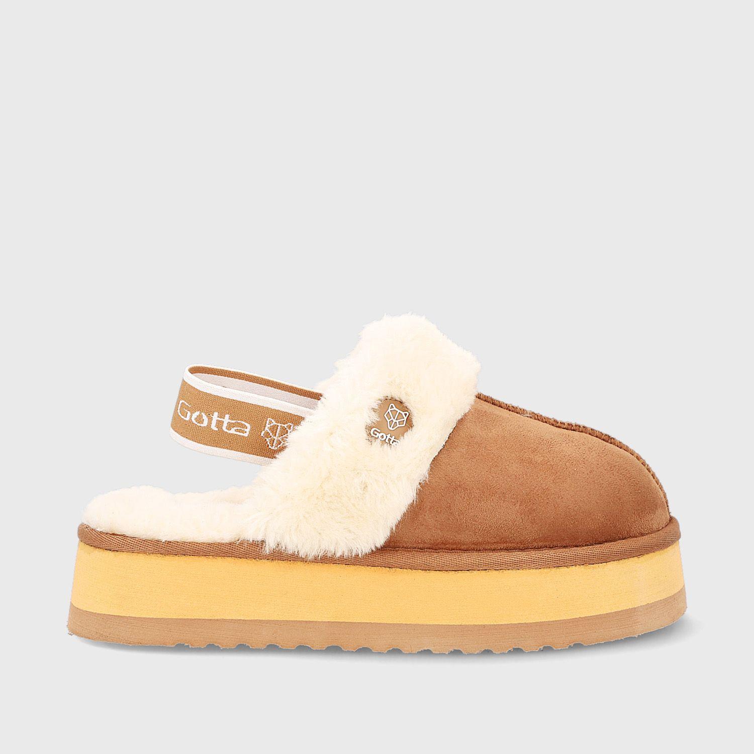 Slipper Camel Mujer 15311 Gotta-0