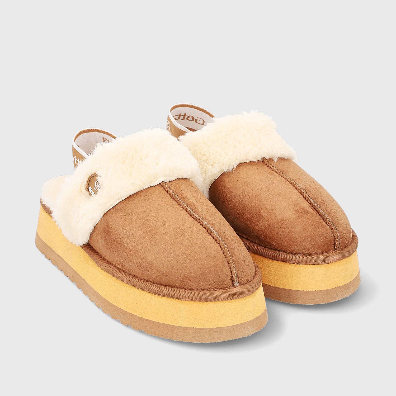 Slipper Camel Mujer 15311 Gotta-3