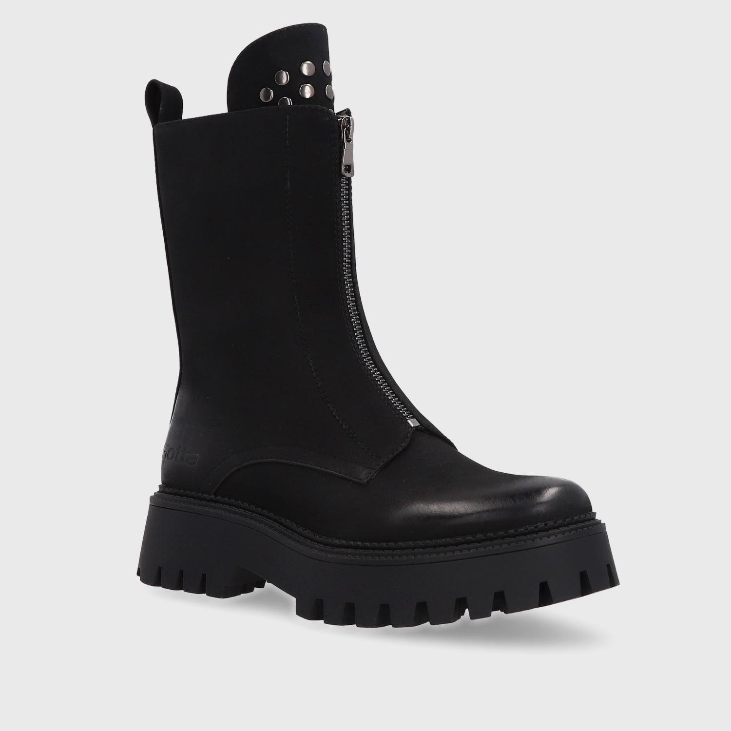 Botín Negro Mujer 26071 Gotta-1