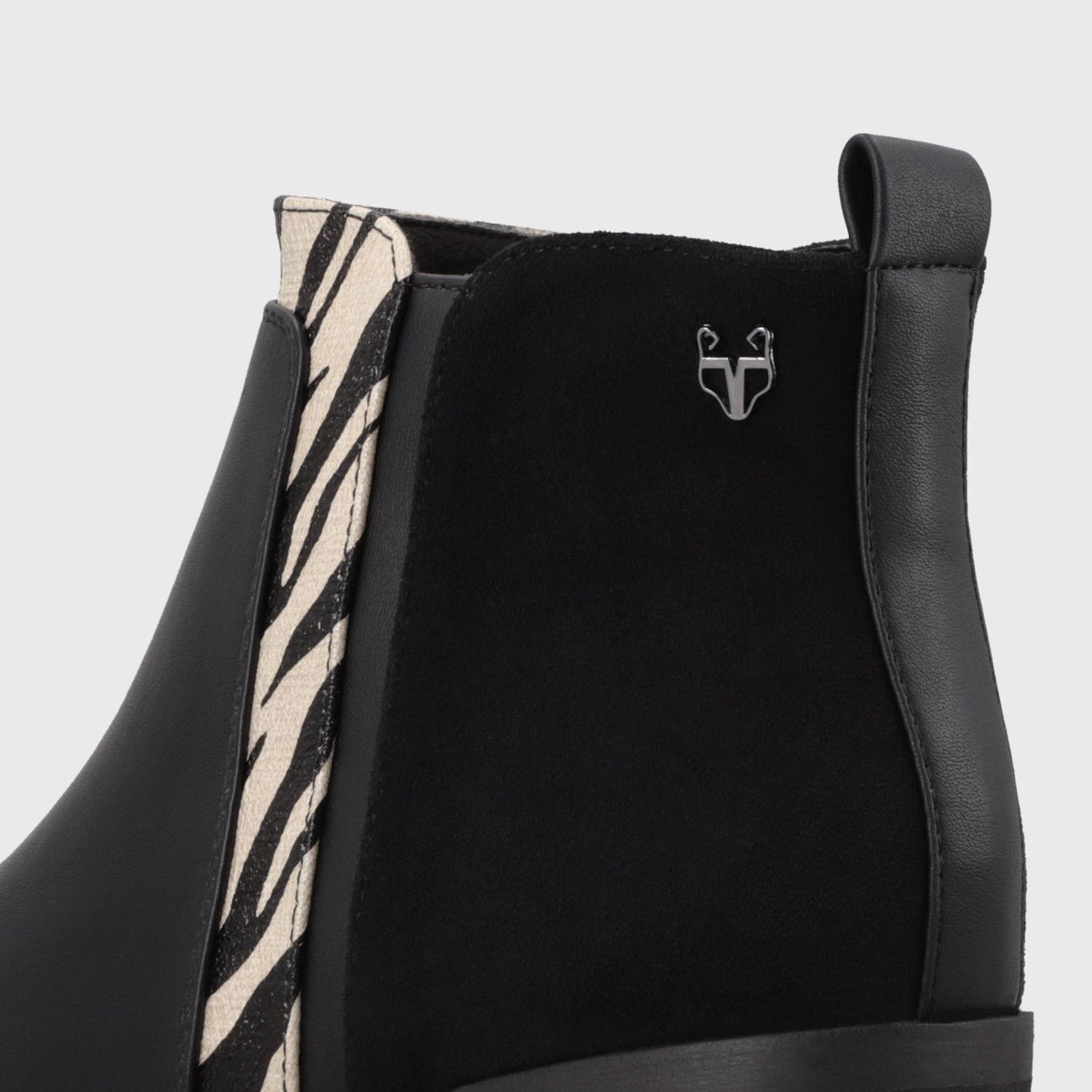 Botin Taco Negro Mujer 4310439 Gotta-5
