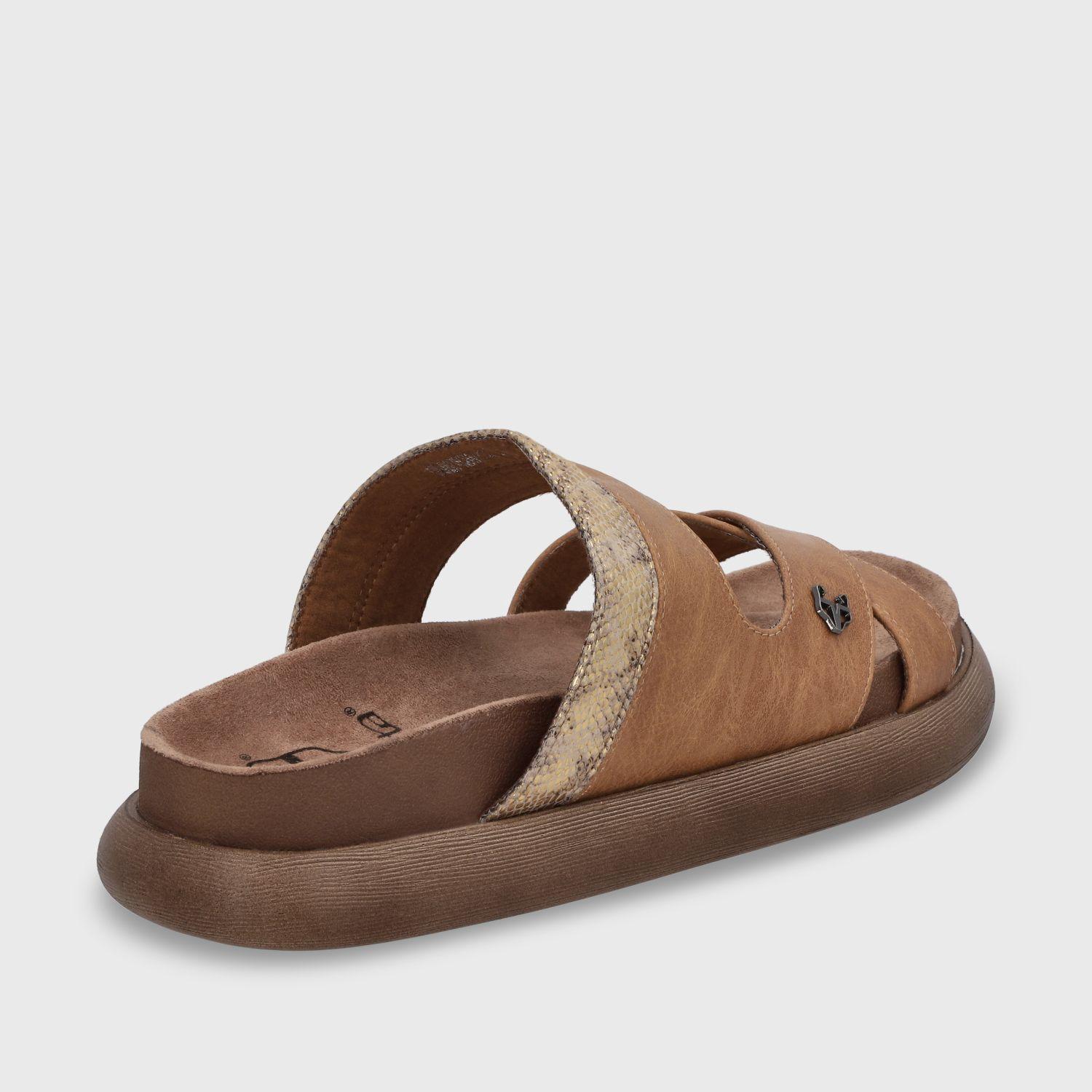 Sandalia Plano Beige Mujer 53700 Gotta-4