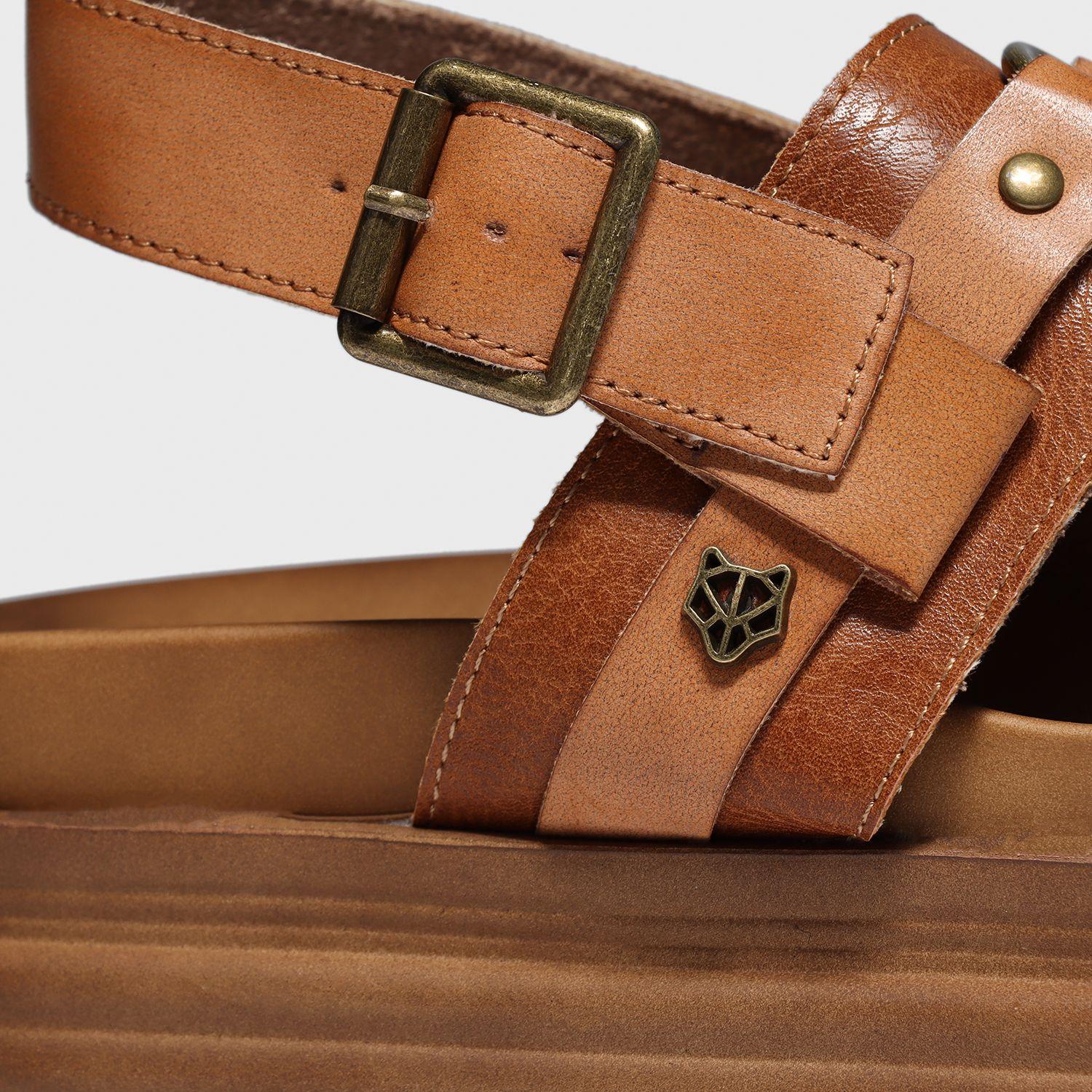 Sandalia Plataforma Camel Mujer 15717 Gotta-5