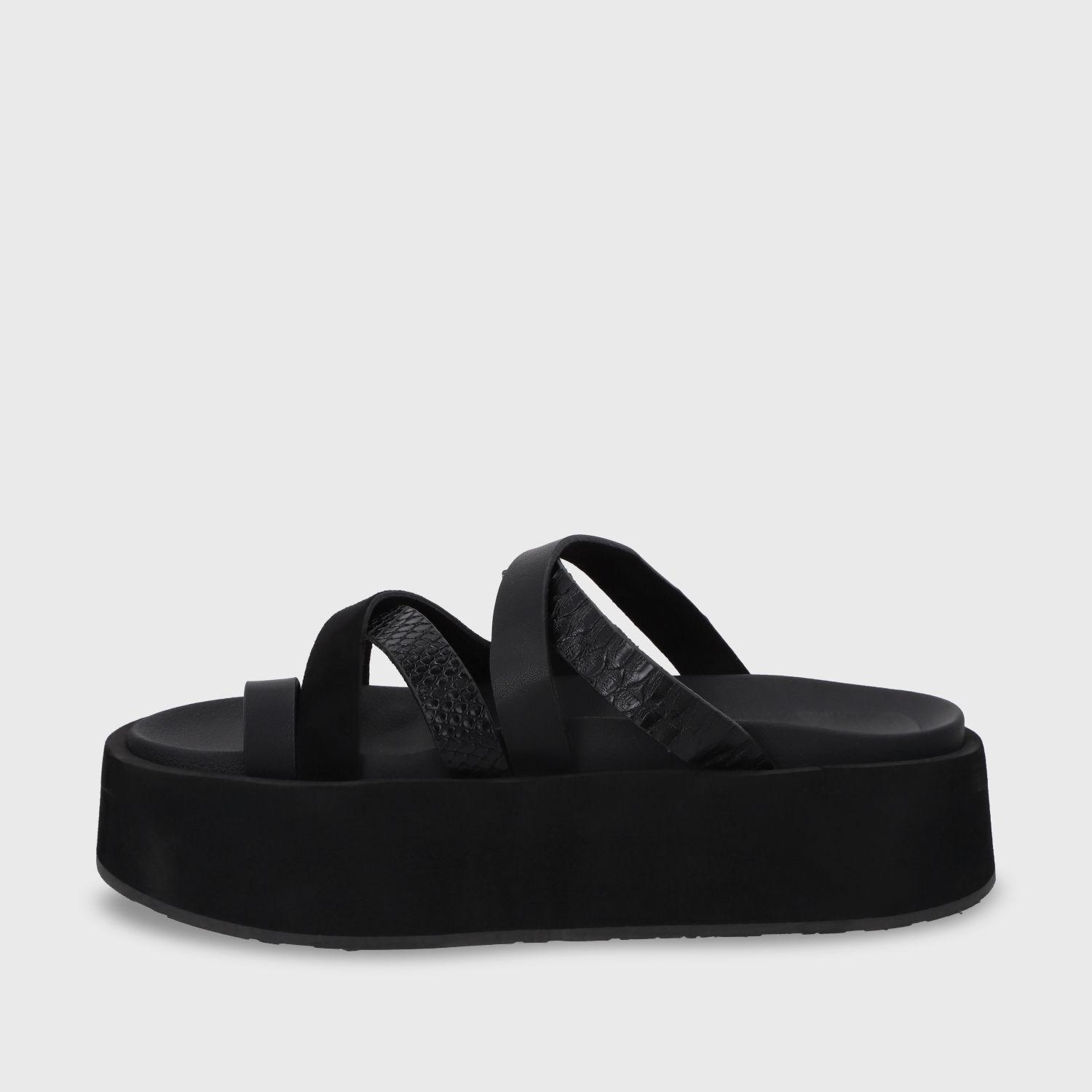Sandalia Plataforma Negro Mujer 55940 Gotta-3
