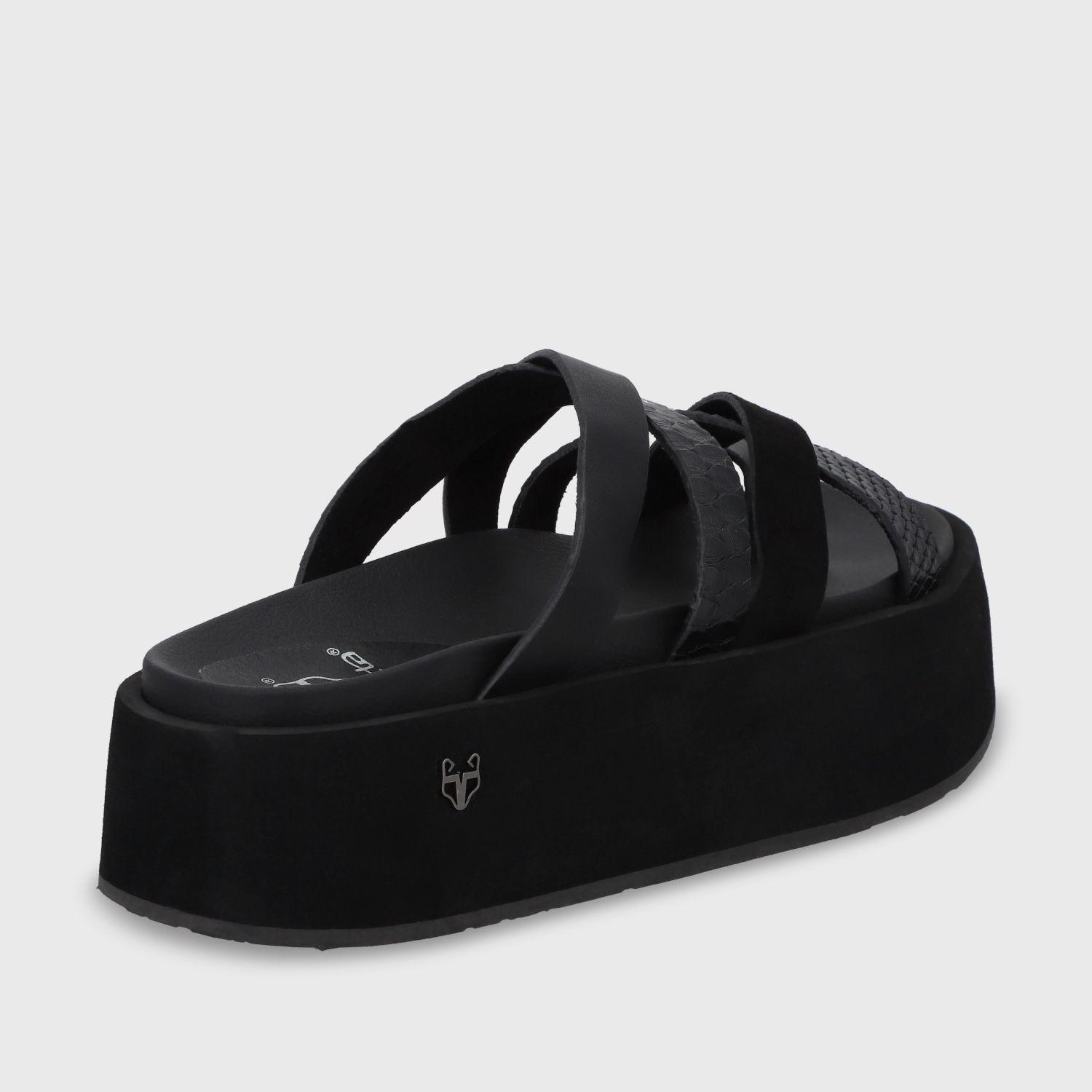 Sandalia Plataforma Negro Mujer 55940 Gotta-4