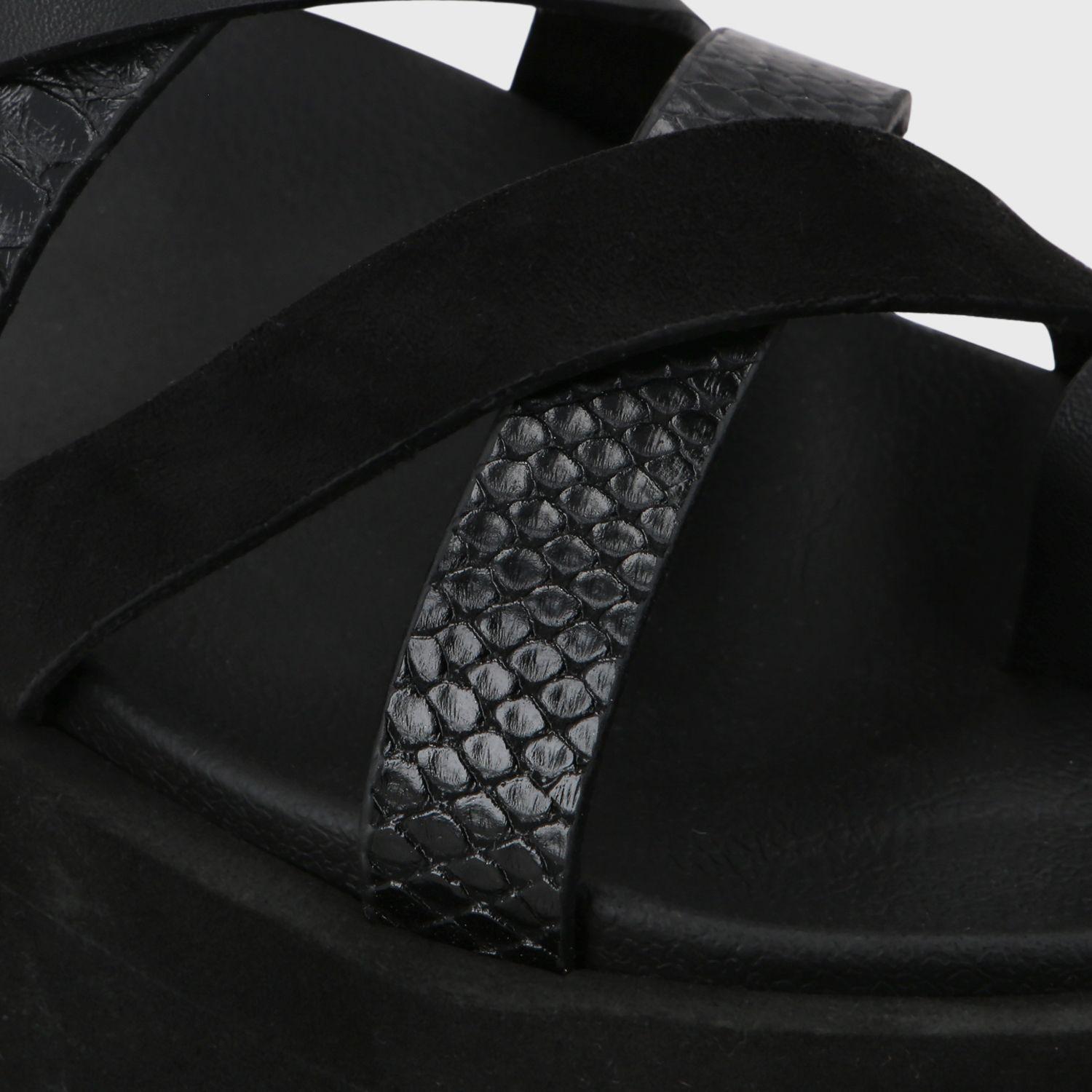 Sandalia Plataforma Negro Mujer 55940 Gotta-5