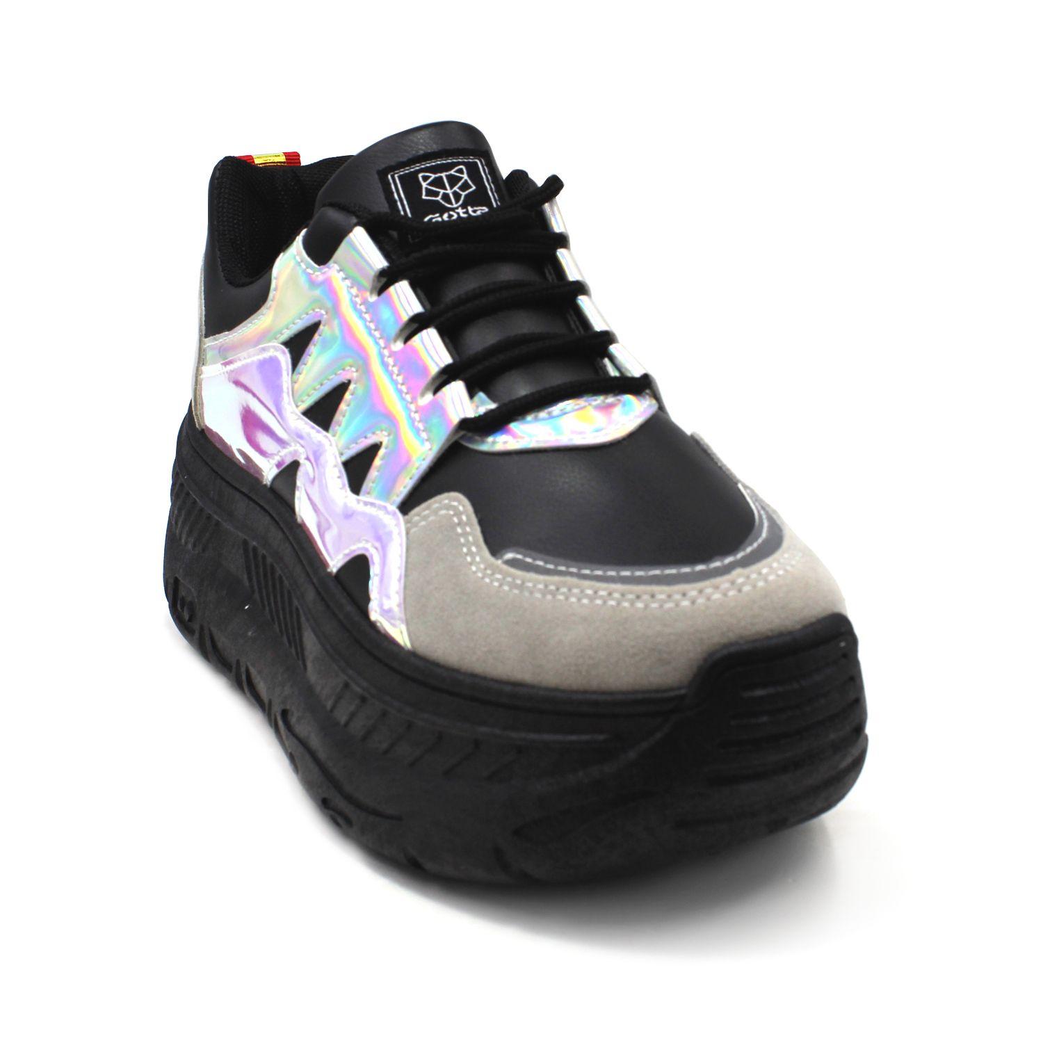 Zapatilla Negra Mujer C5913 Gotta-1