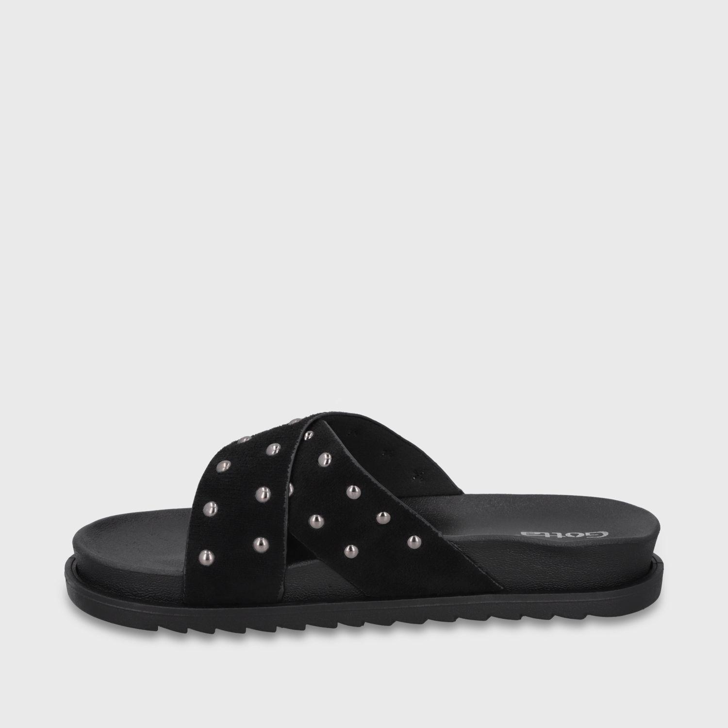 Sandalia Negra Mujer 52051 Gotta-3