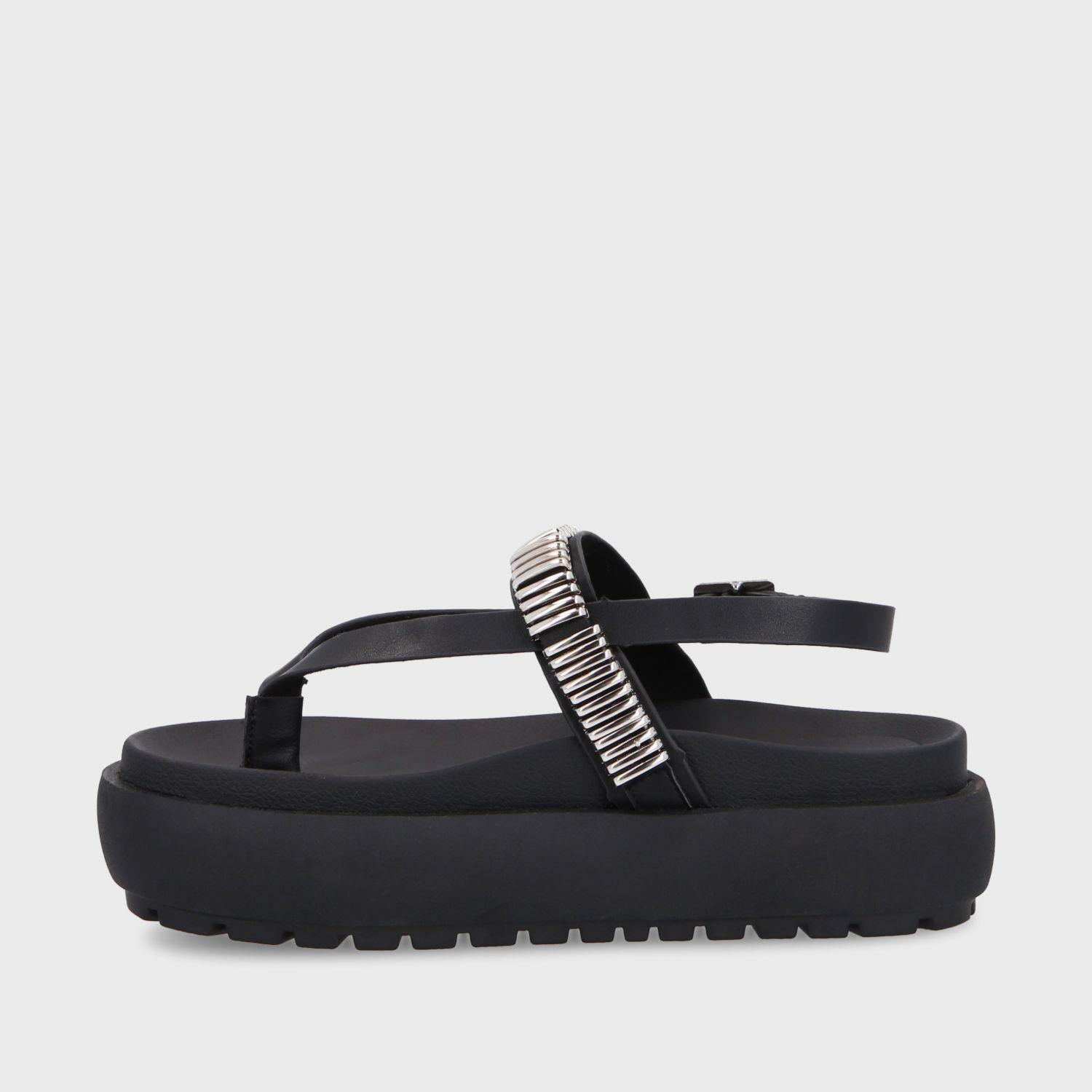 Sandalia Plataforma Negra Mujer 35191 Gotta-3