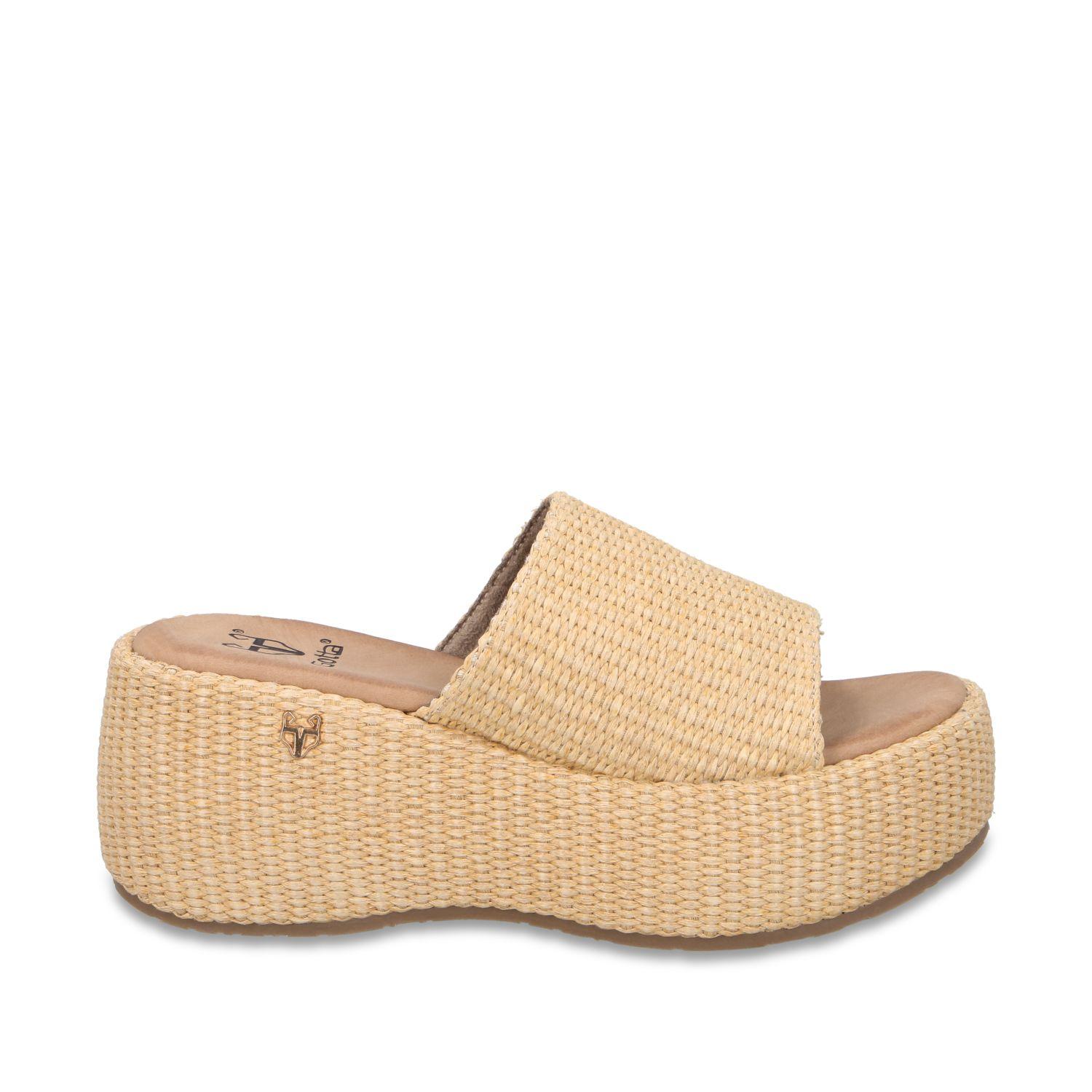 Sandalia Plataforma Beige Mujer 45824 Gotta-0