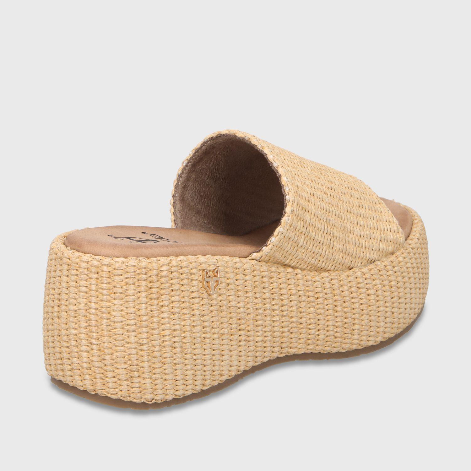 Sandalia Plataforma Beige Mujer 45824 Gotta-4