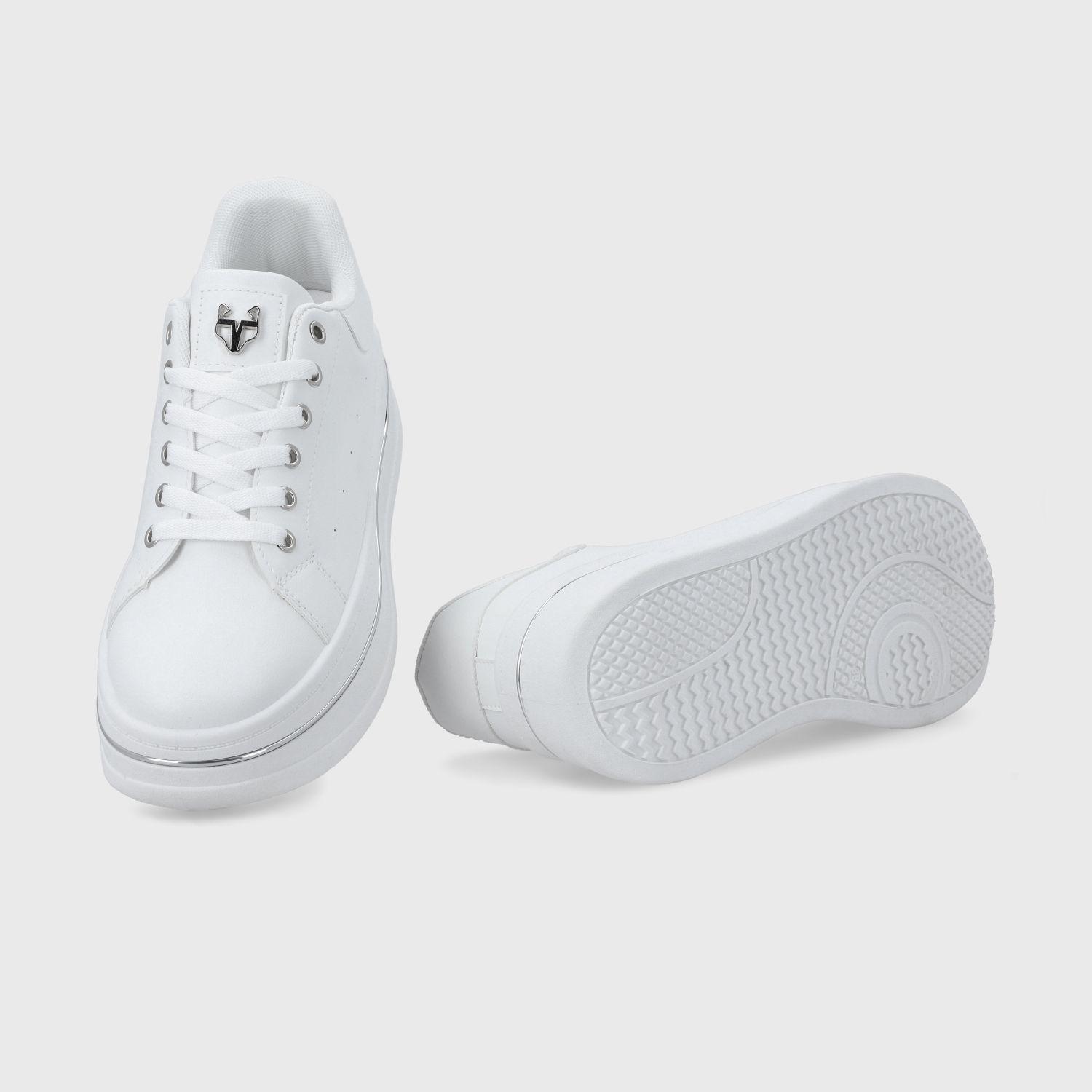 Zapatilla Plataforma Blanca Mujer 58011 Gotta-4