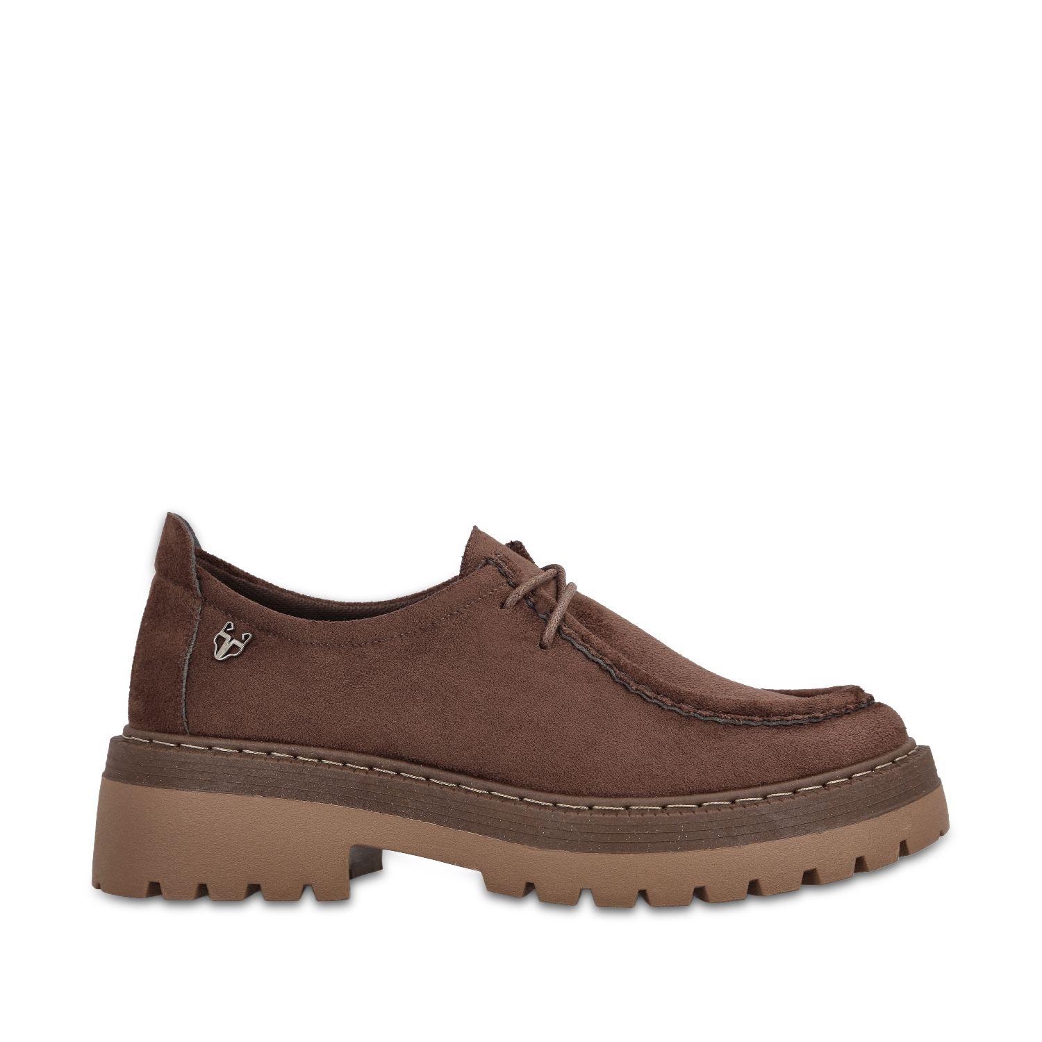 Zapato Plataforma Café Mujer 6809053 Gotta-0