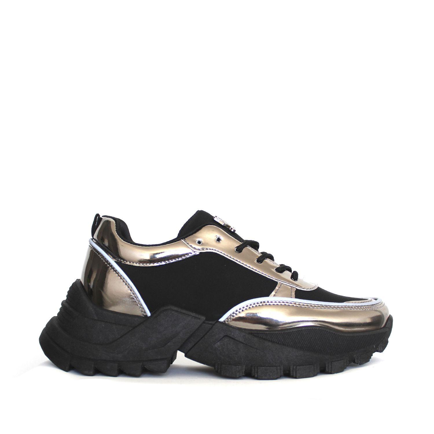 Zapatilla Negra Mujer 15931 Gotta-0