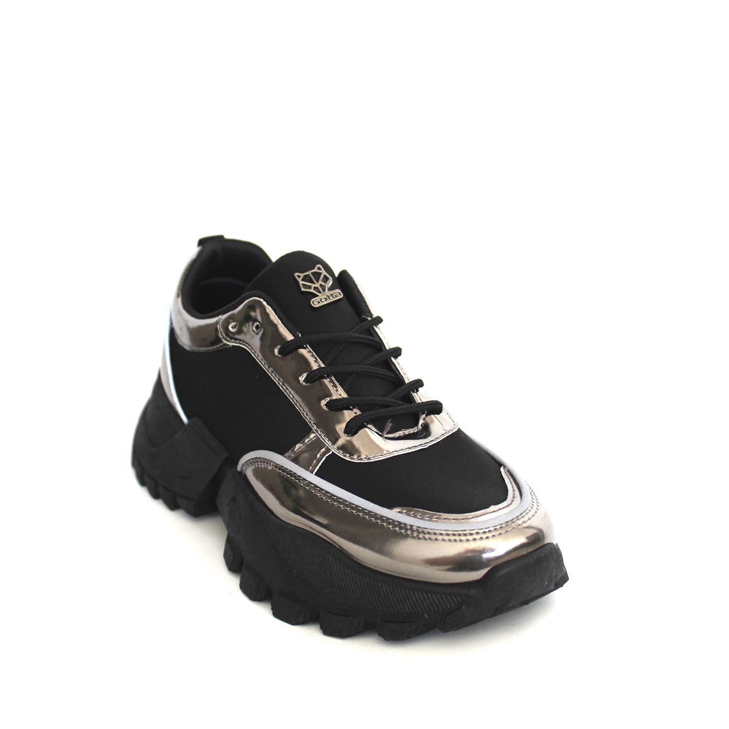 Zapatilla Negra Mujer 15931 Gotta-1