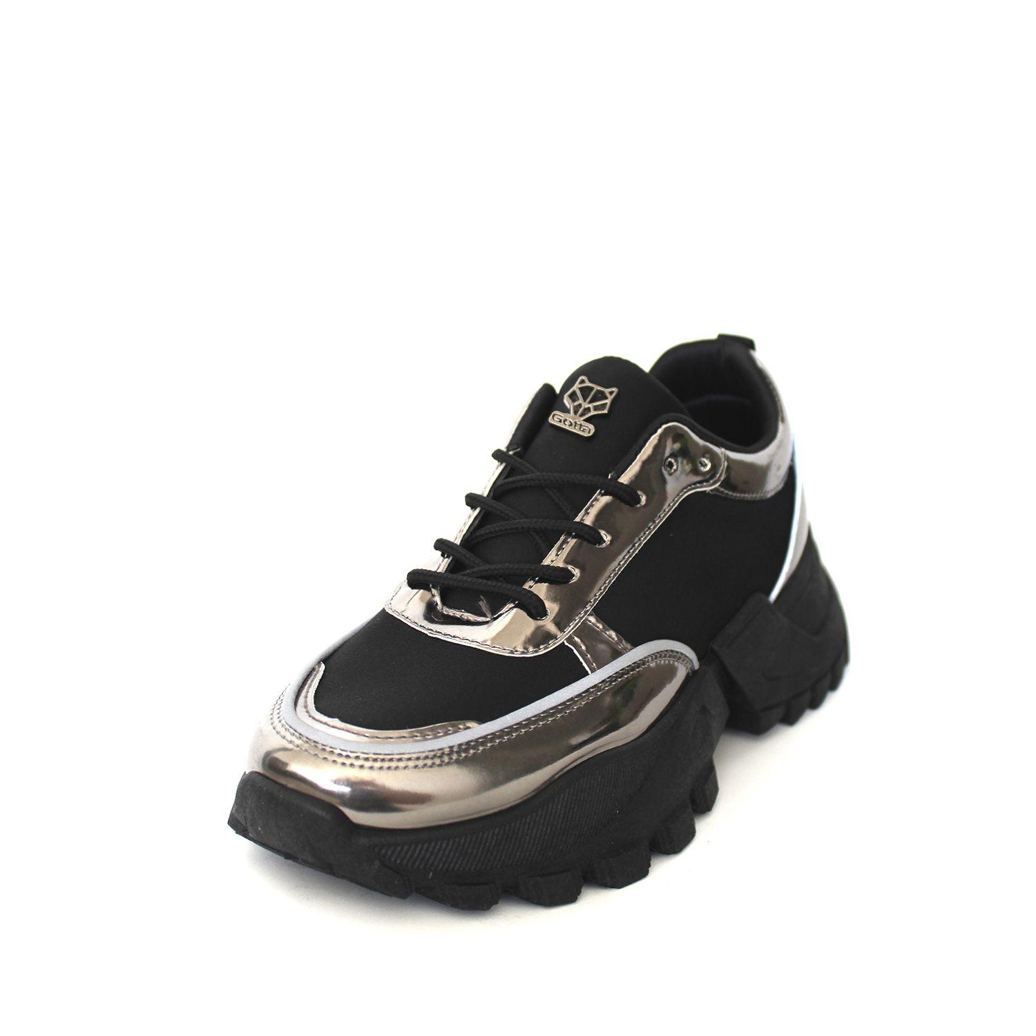 Zapatilla Negra Mujer 15931 Gotta-5