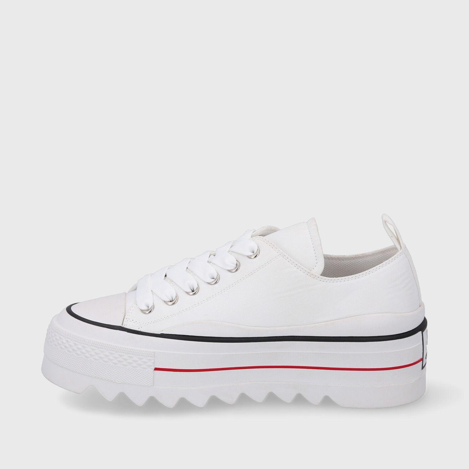 Zapatilla Plataforma Blanca Mujer 33741 Gotta-4