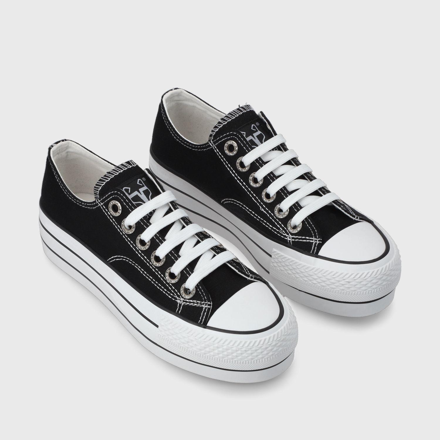 Zapatilla Negra Mujer 48031 Gotta-2