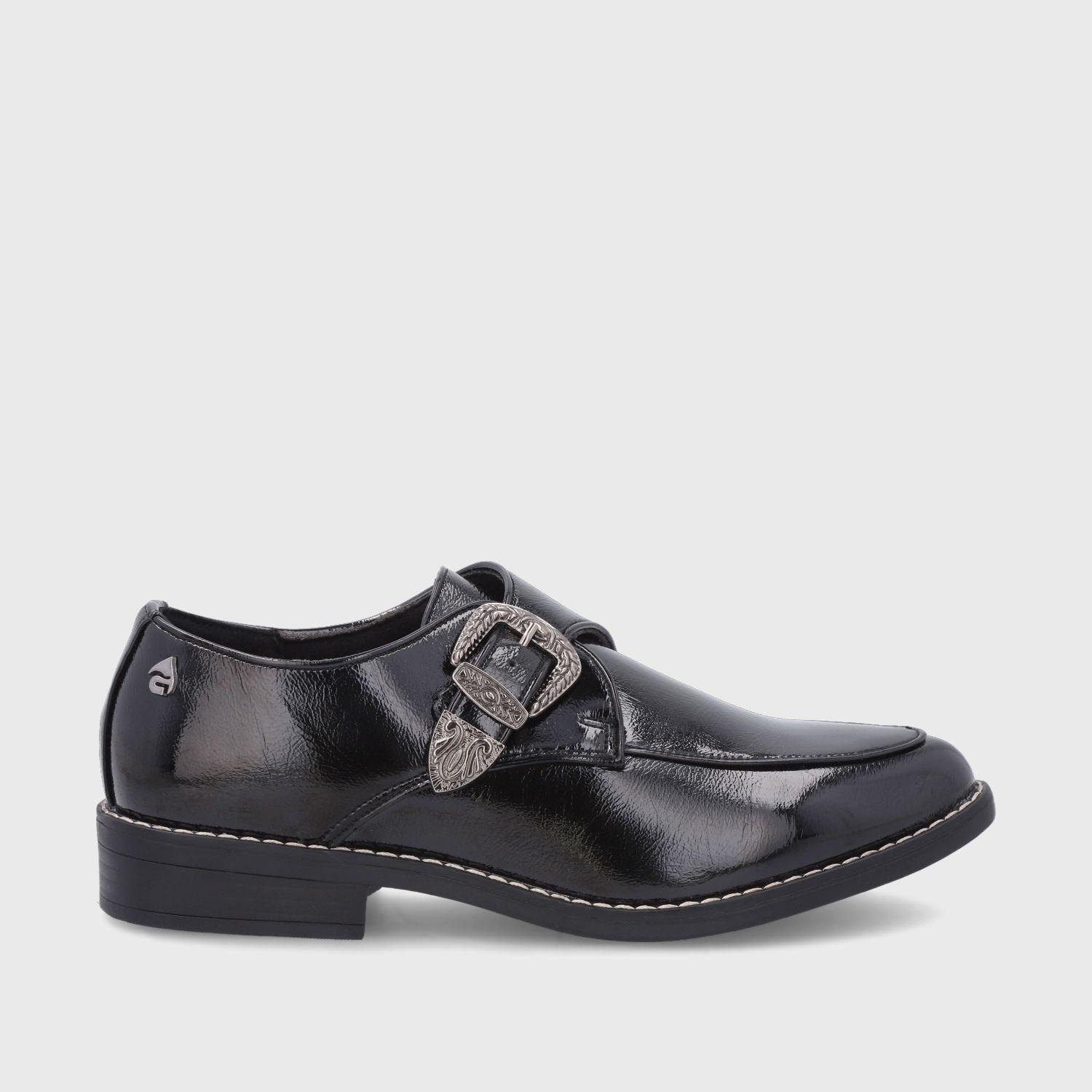 Zapato Negro Charol Mujer 17565 Gotta-0