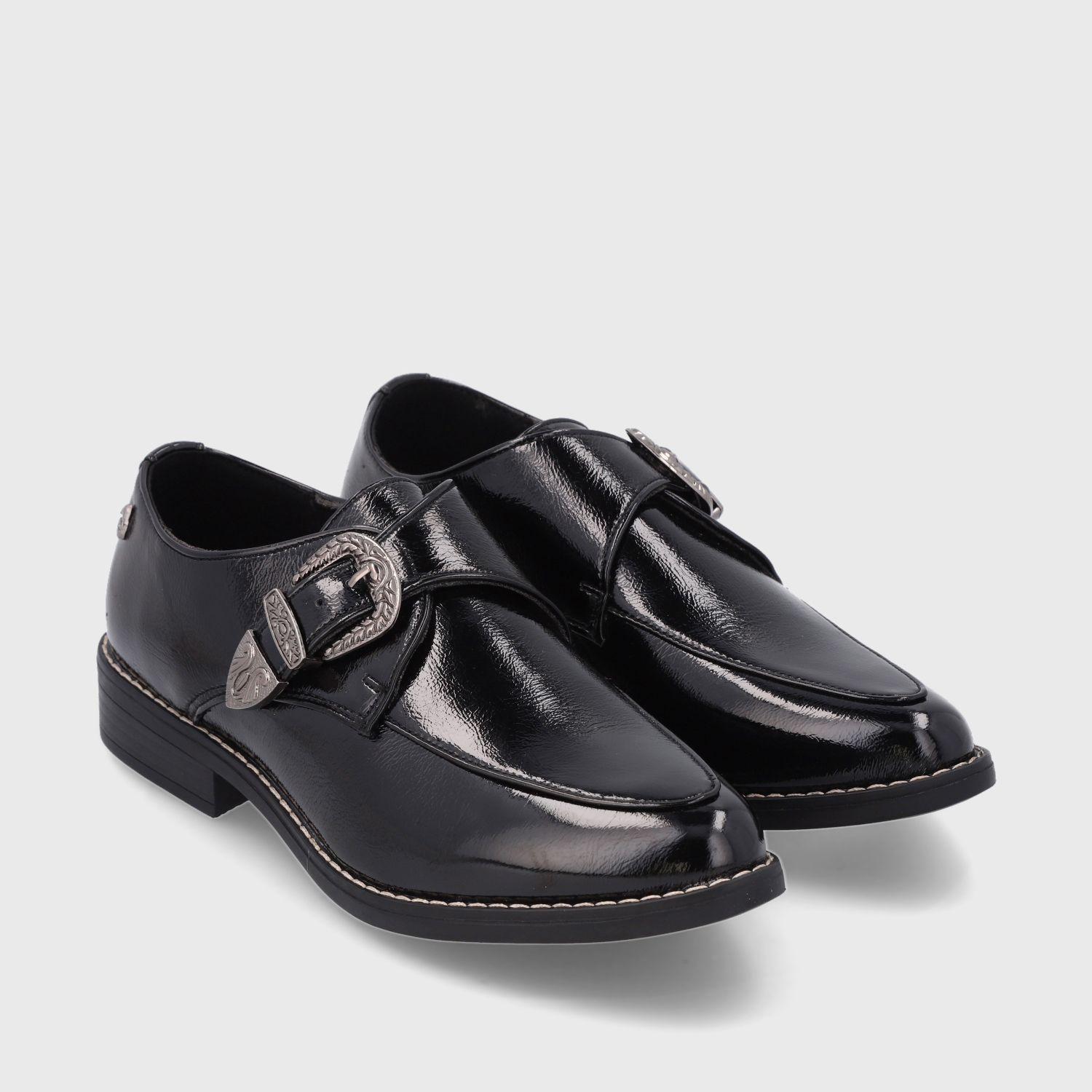 Zapato Negro Charol Mujer 17565 Gotta-2