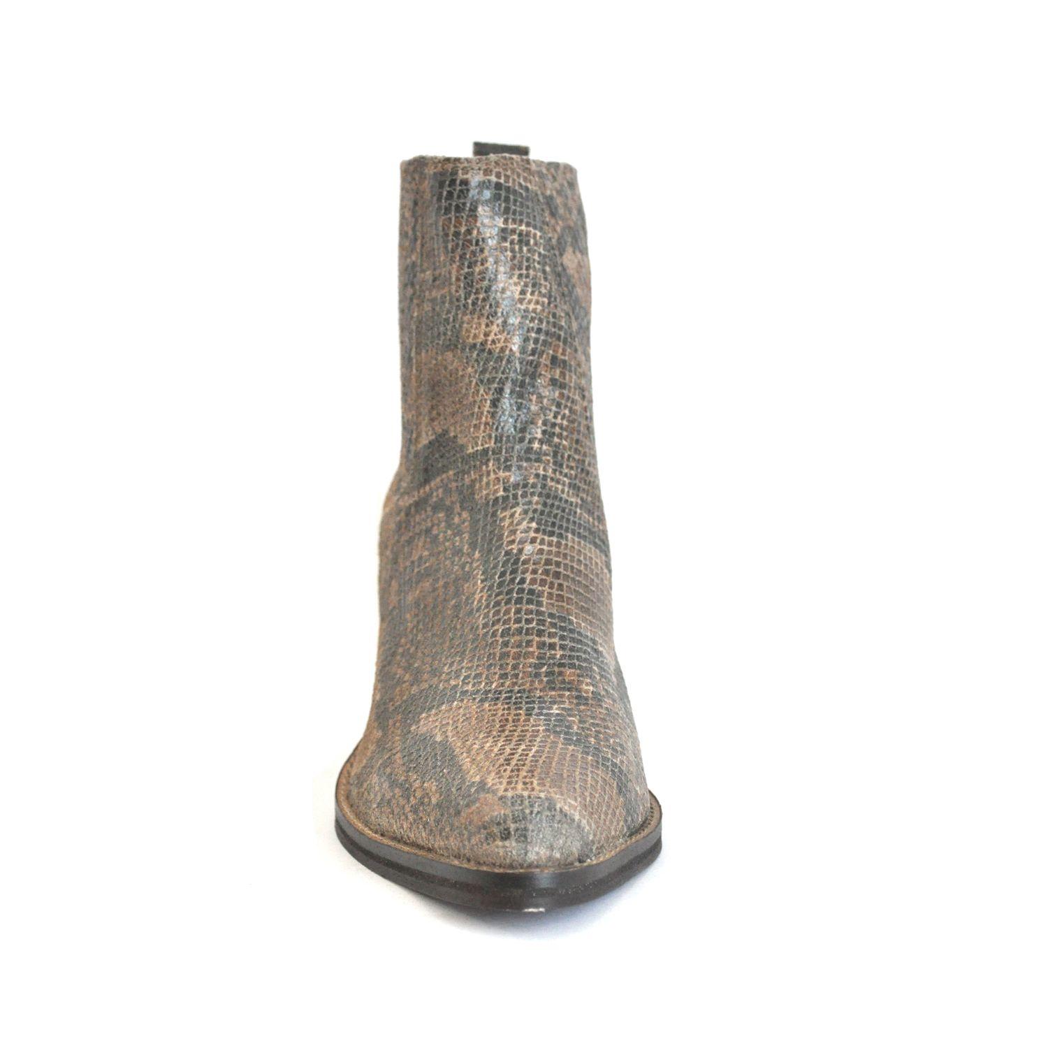 BOTÍN CUERO ANIMAL PRINT C8102-2