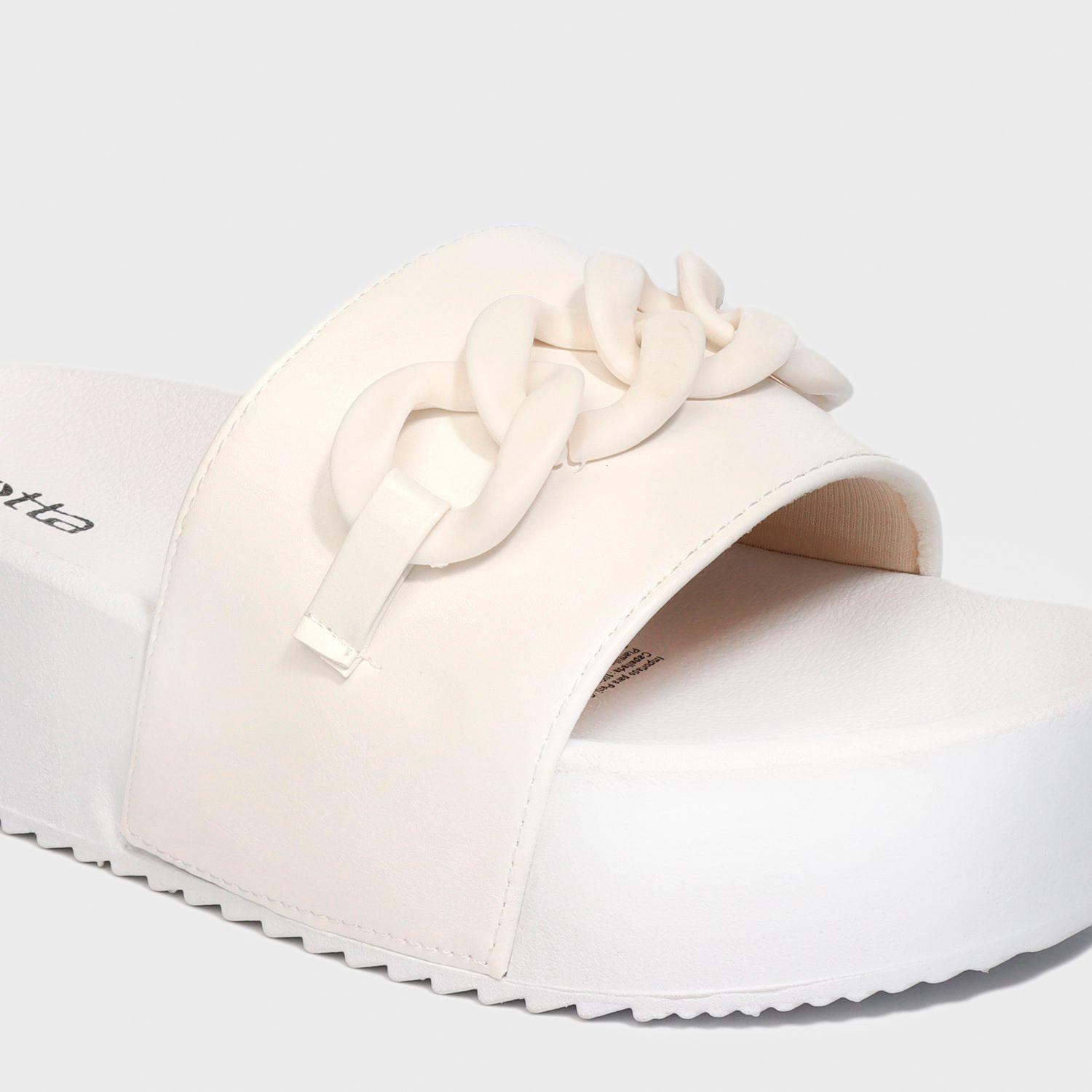 Sandalia Plataforma Blanca Mujer 22090 Gotta-5