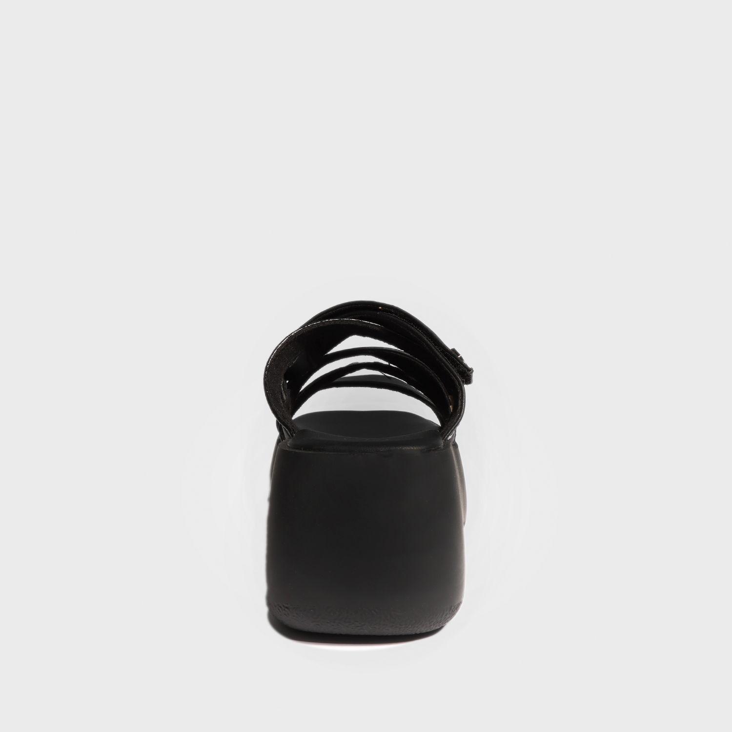 Sandalia Plataforma Negra Mujer 25220 Gotta-4