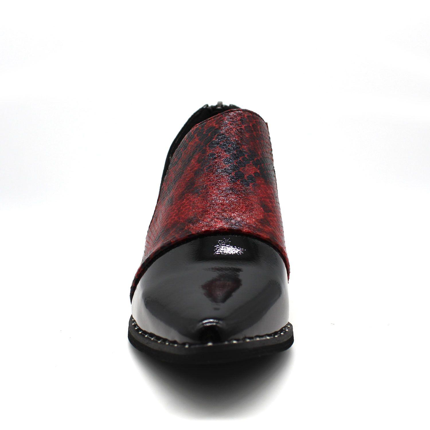 ZAPATO NEGRO ANIMAL PRINT C7269-3