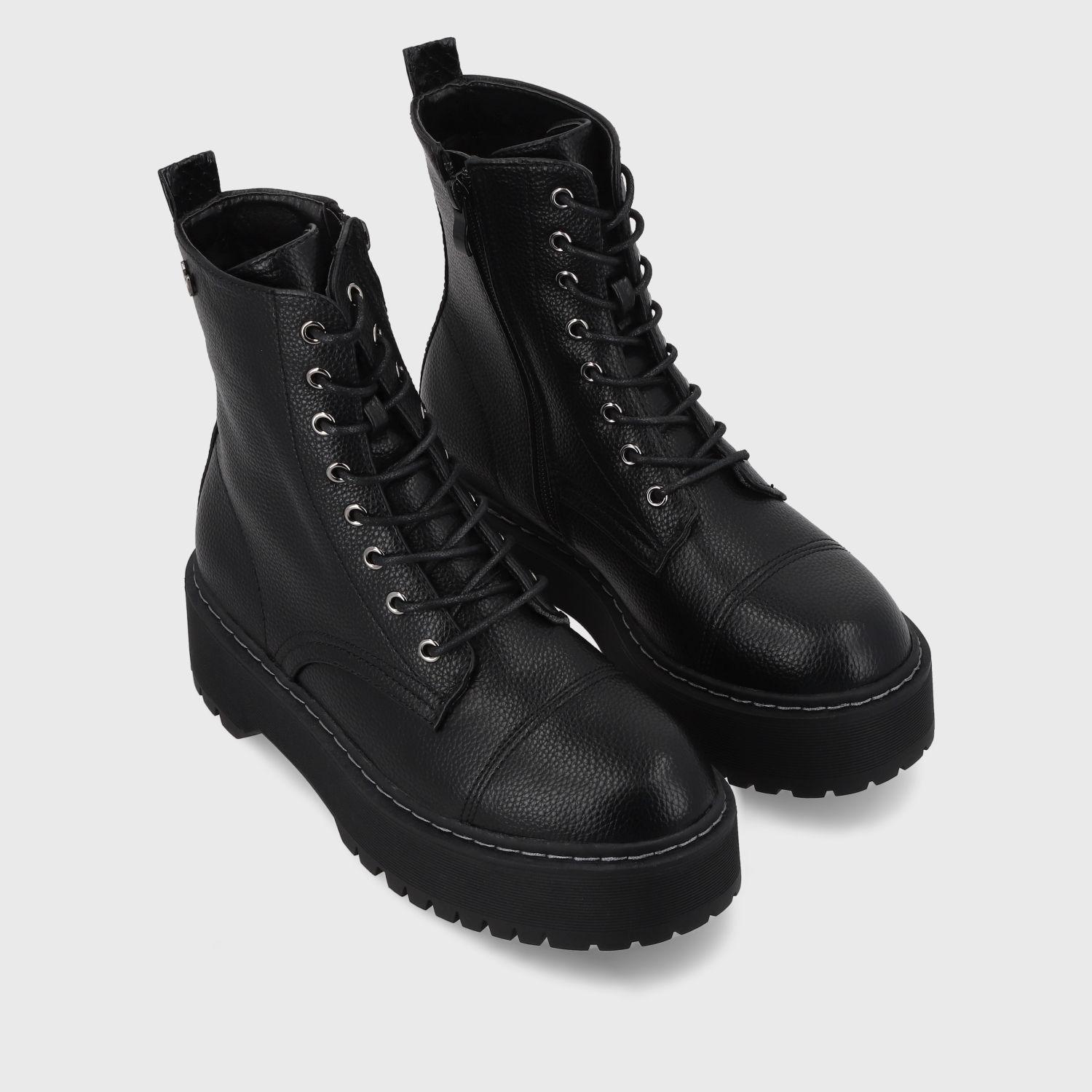 Botín Plataforma Negro Mujer 45762 Gotta-2