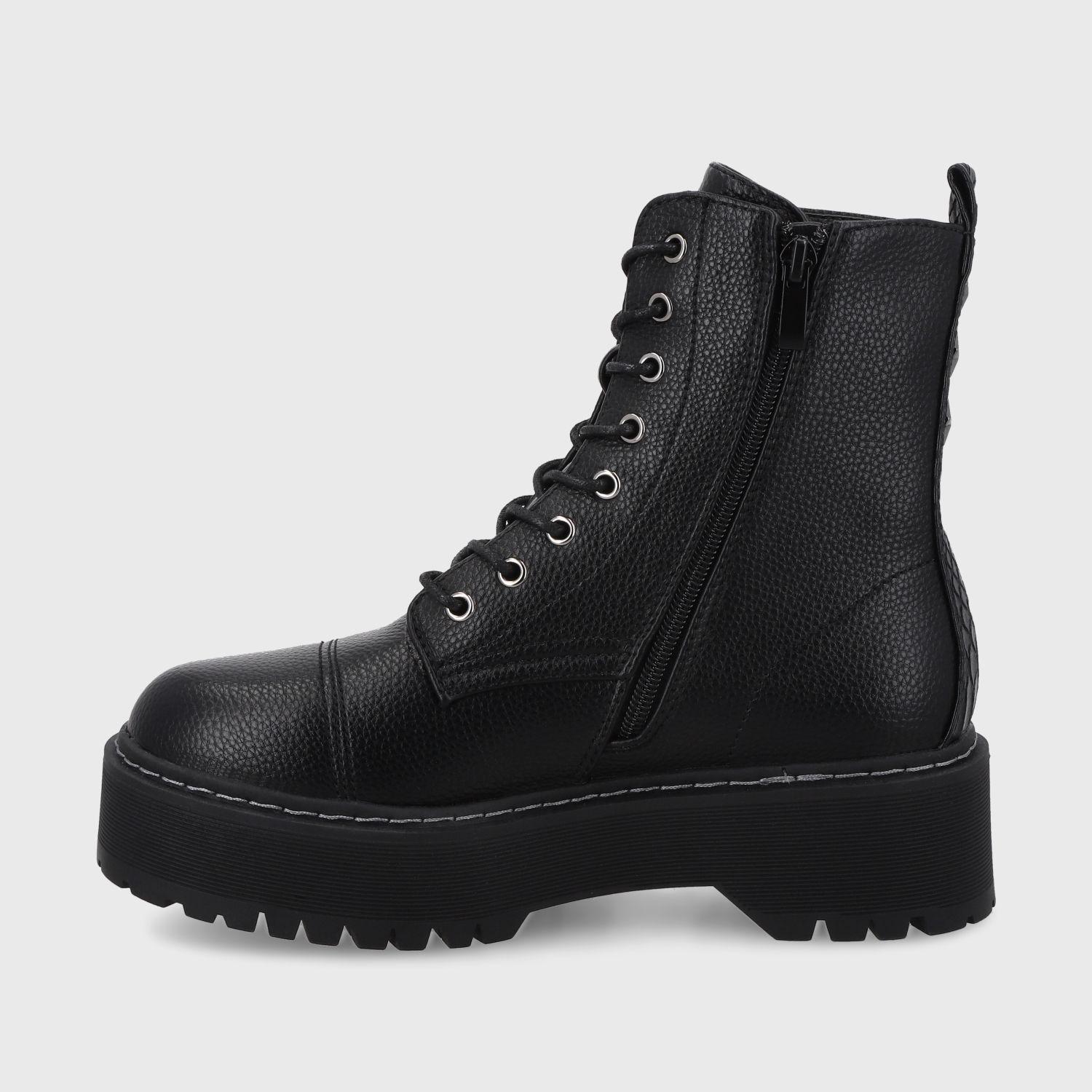Botín Plataforma Negro Mujer 45762 Gotta-3