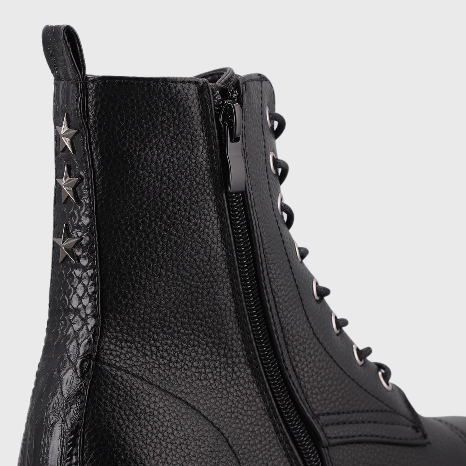 Botín Plataforma Negro Mujer 45762 Gotta-5