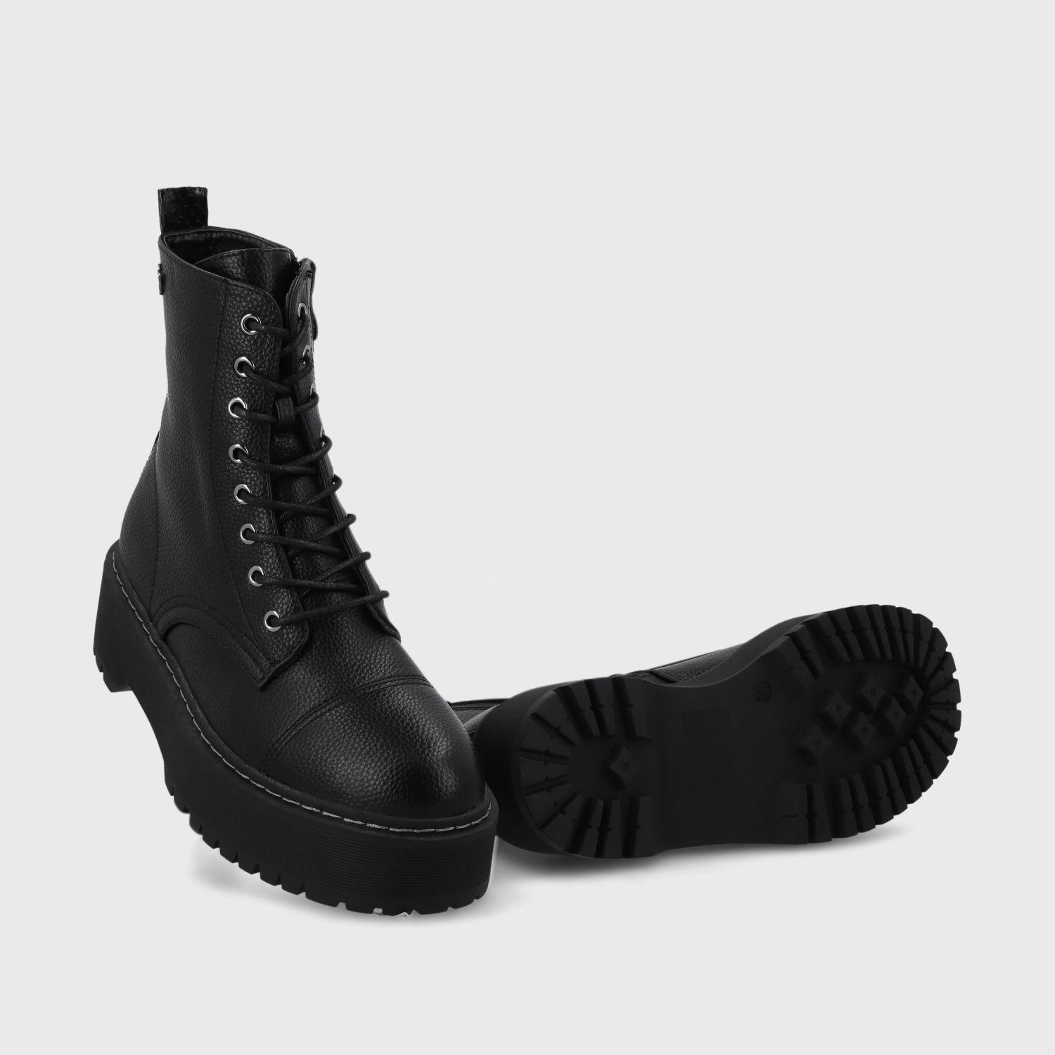 Botín Plataforma Negro Mujer 45762 Gotta-6