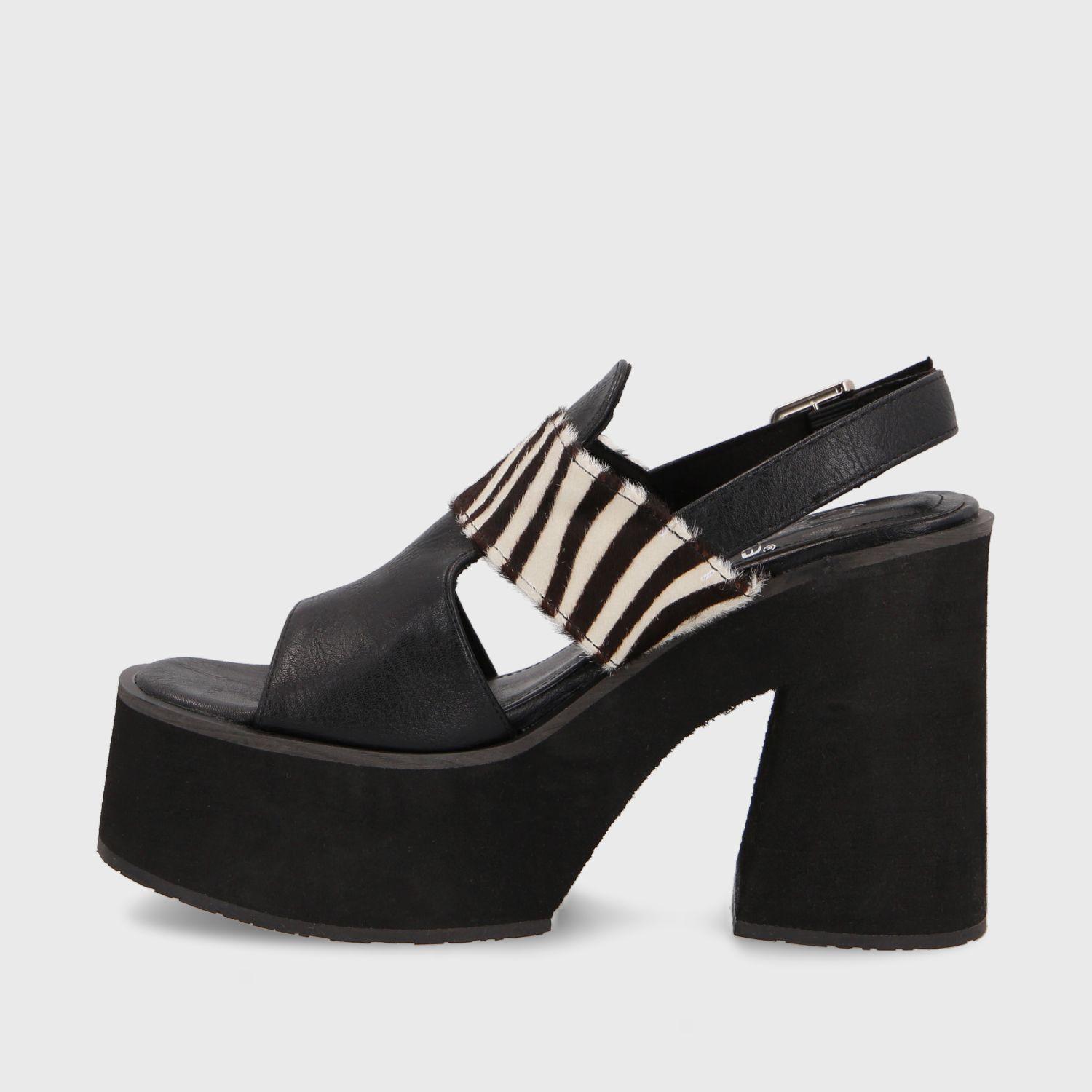 Sandalia Plataforma Animal Print Mujer 35291 Gotta-3