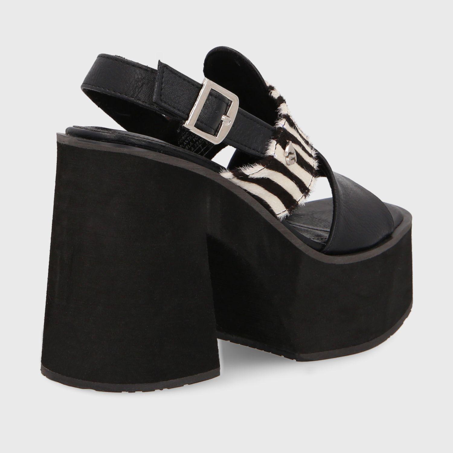 Sandalia Plataforma Animal Print Mujer 35291 Gotta-4