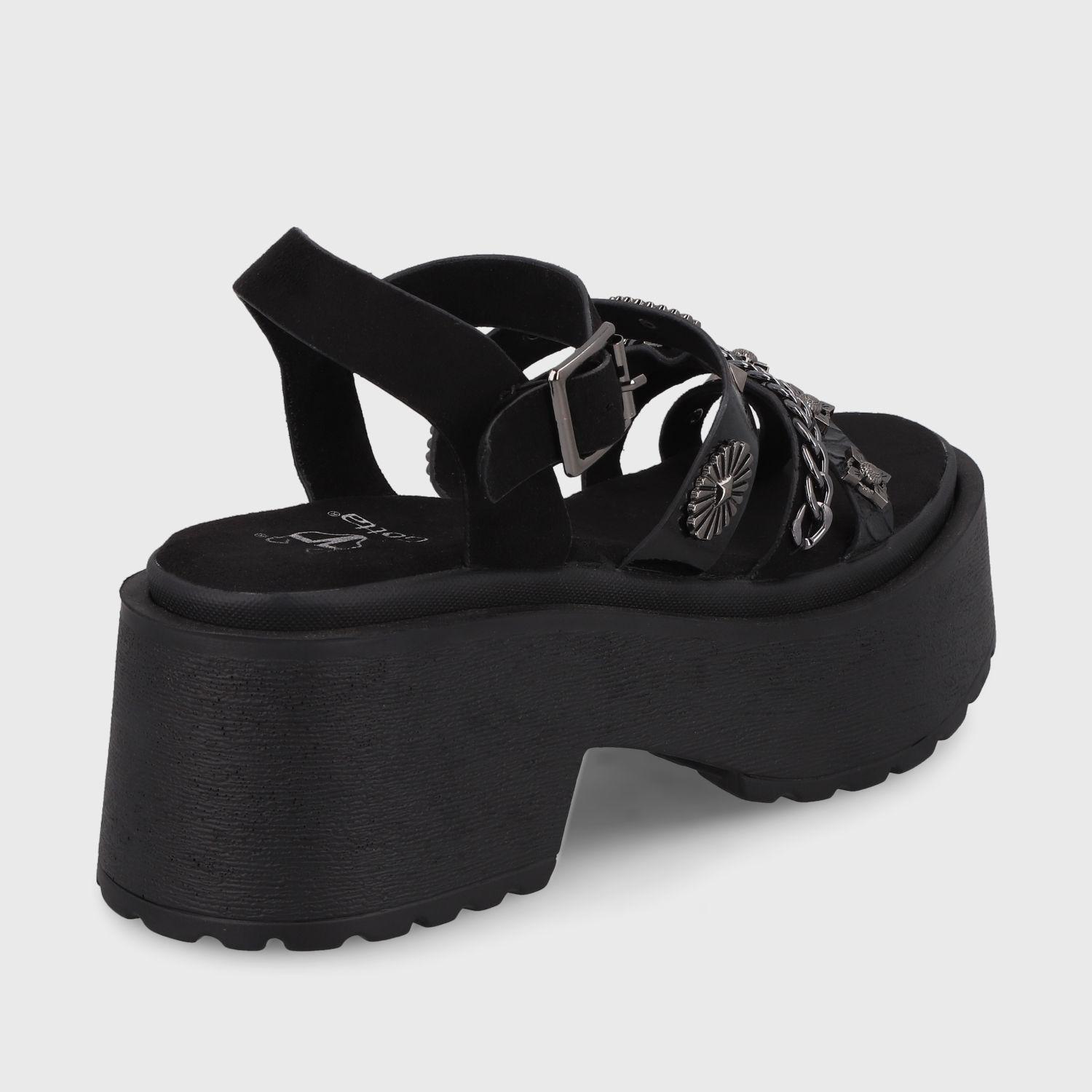 Sandalia Negra  Mujer 45982 Gotta-4