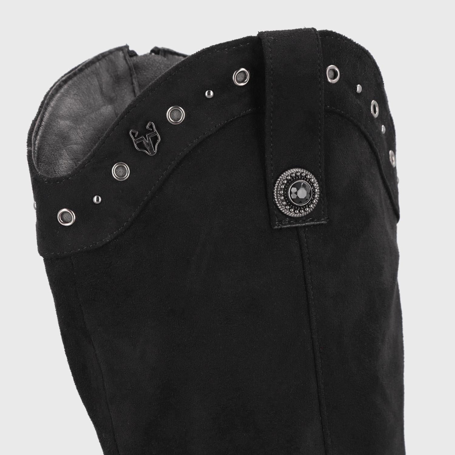 Bota Taco Negra Mujer 55301 Gotta-5