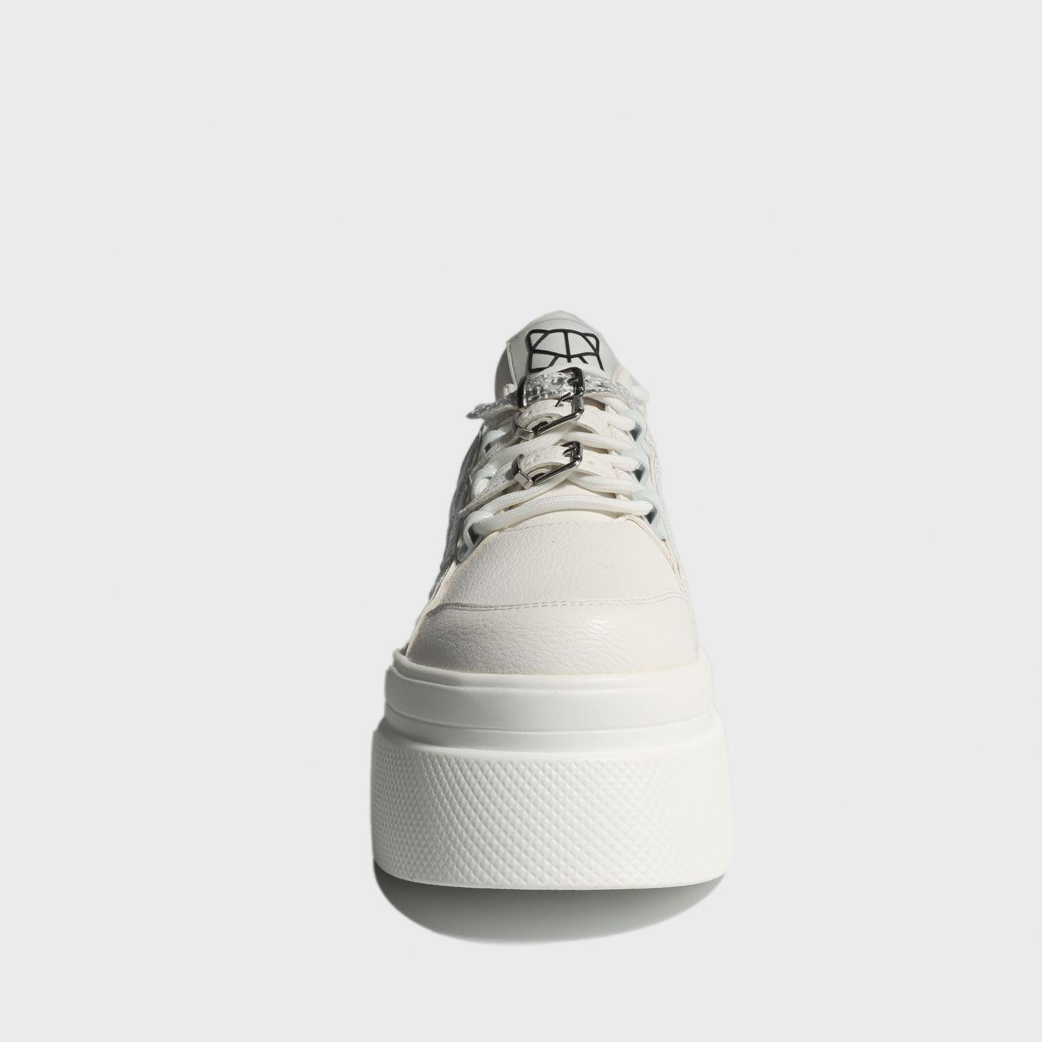 Zapatilla Plataforma Blanca Mujer 13410 Gotta-2