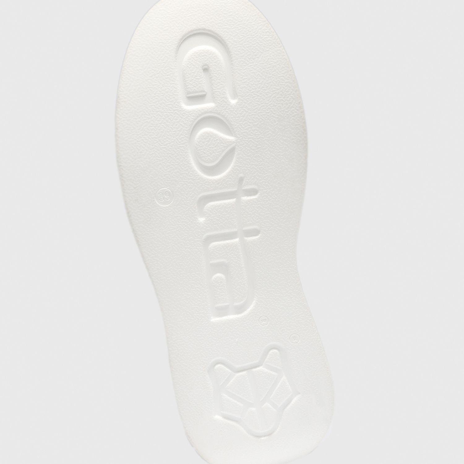 Zapatilla Plataforma Blanca Mujer 13410 Gotta-5