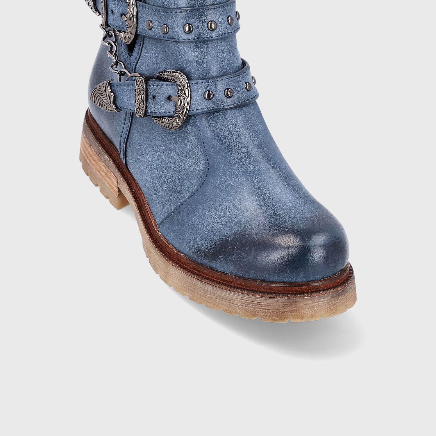 Botín Azul Mujer 25731 Gotta-5